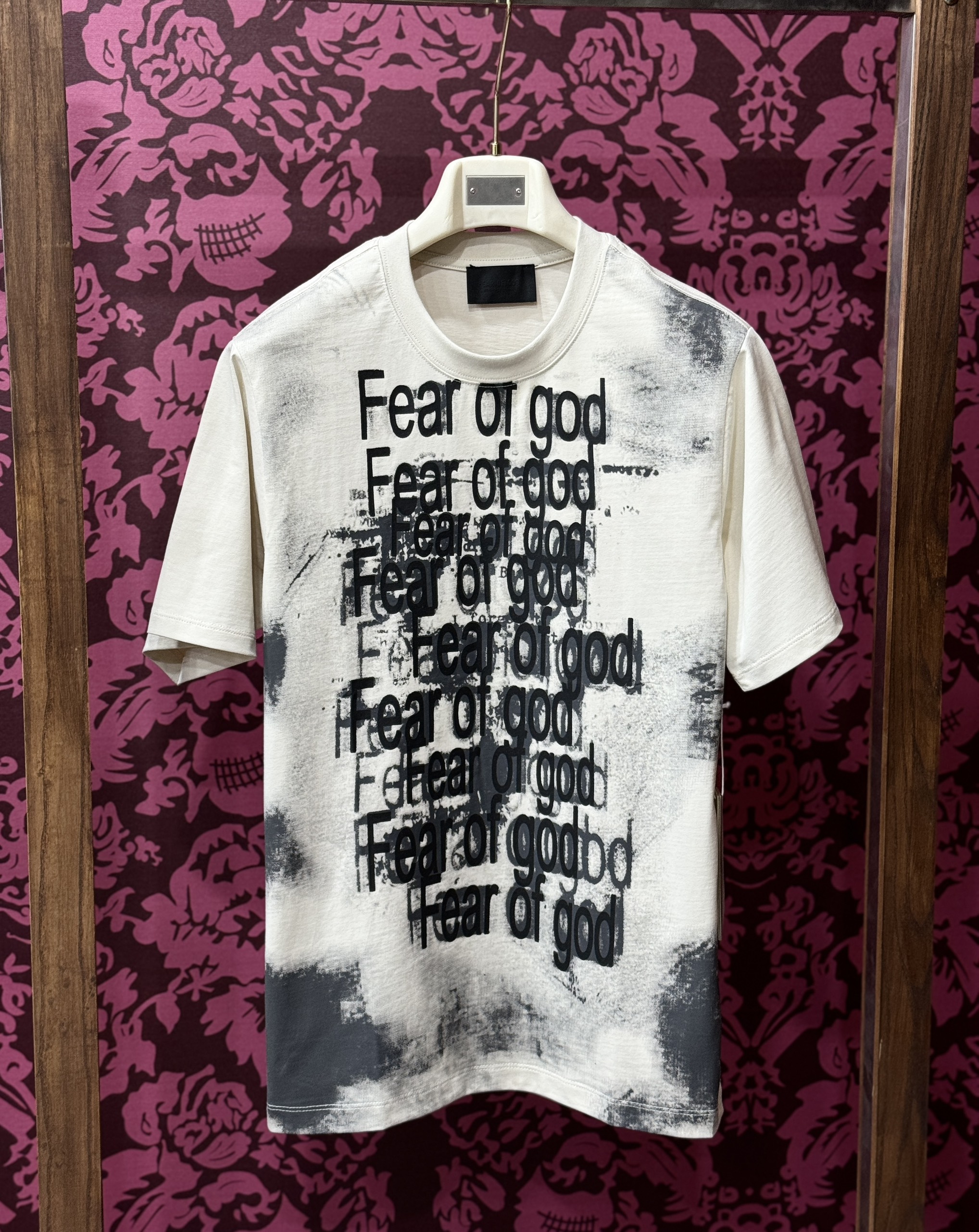 Áo phông T-shirt Essentials loang màu họa tiết chữ Like Auth CD