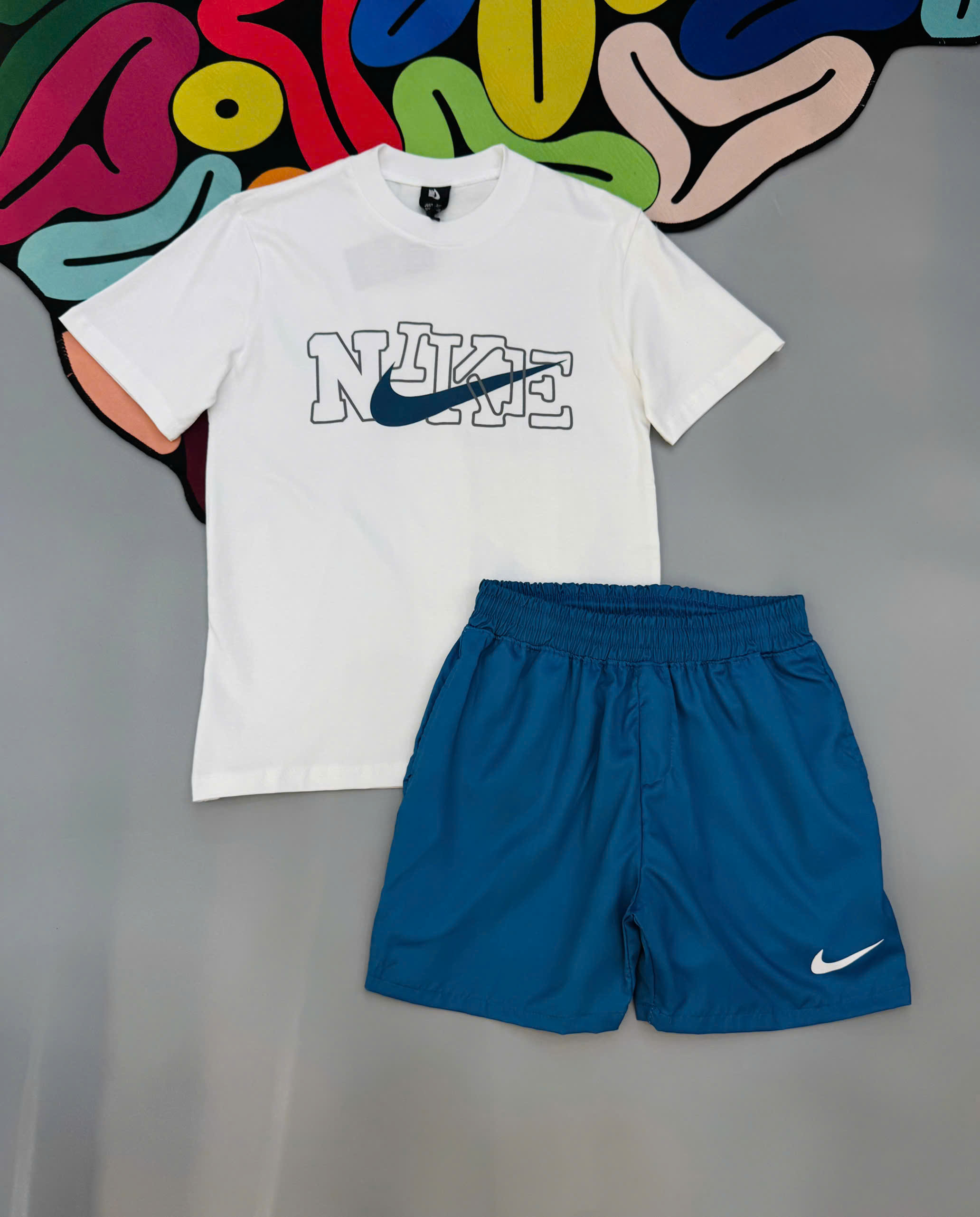 Bộ, set hè Nike NK logo lồng chữ Like Auth MK