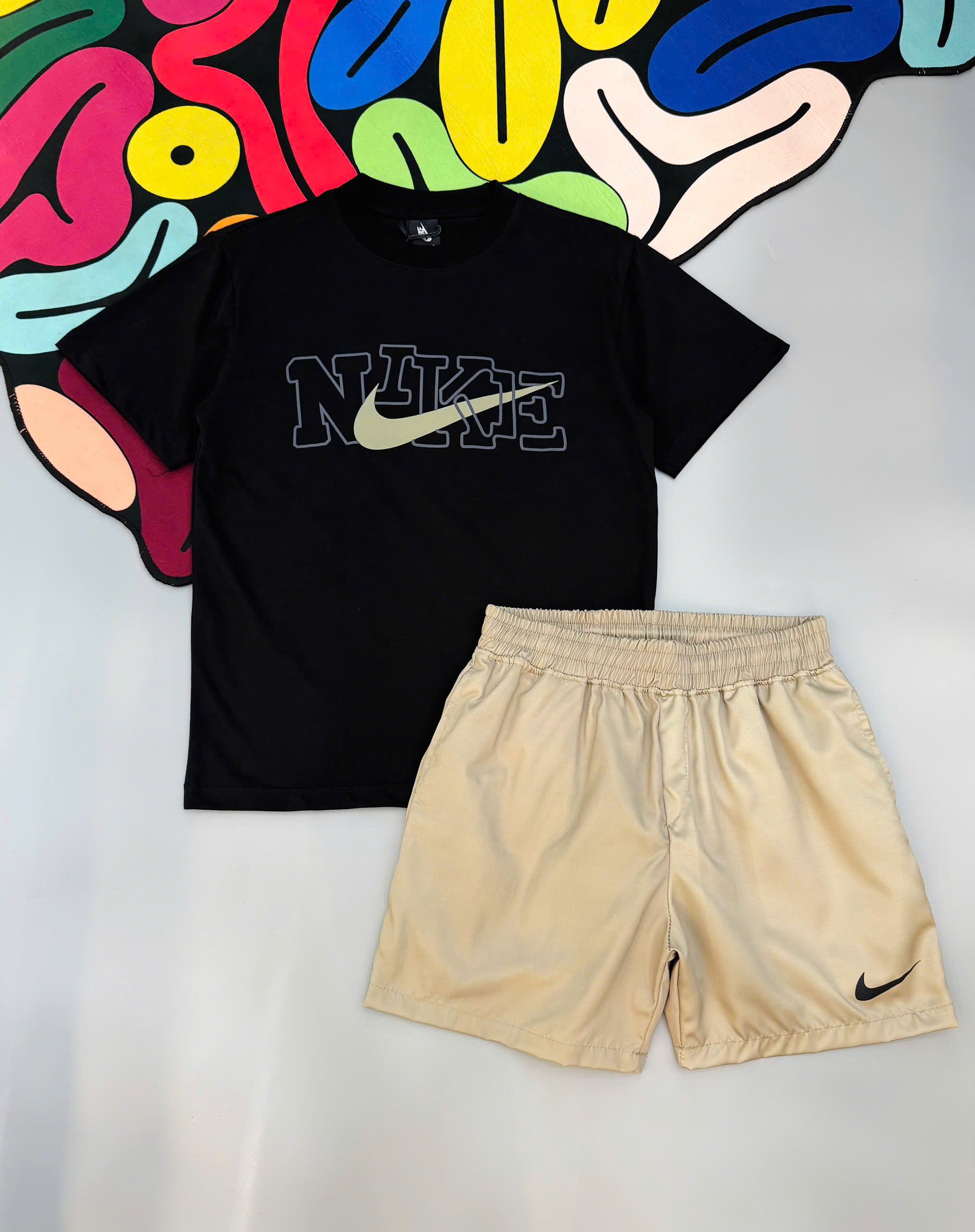 Bộ, set hè Nike NK logo lồng chữ Like Auth MK