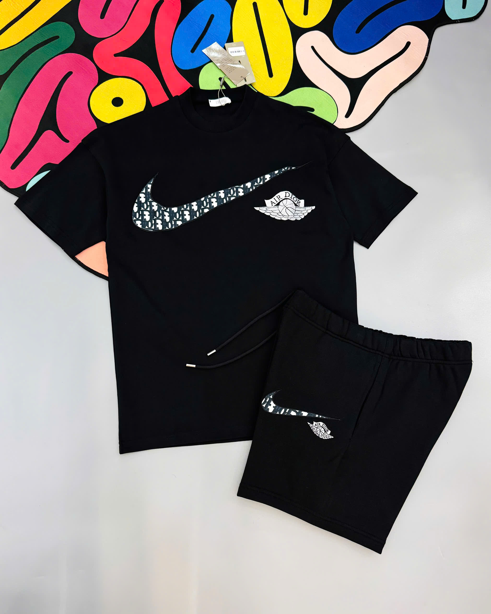 Bộ, set hè Nike NK logo họa tiết Like Auth MK