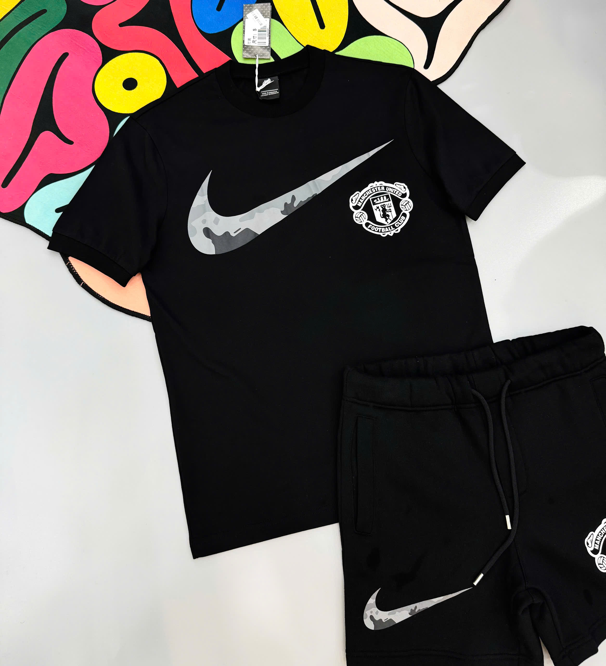 Bộ, set hè Nike NK logo tag huy hiệu Like Auth MK