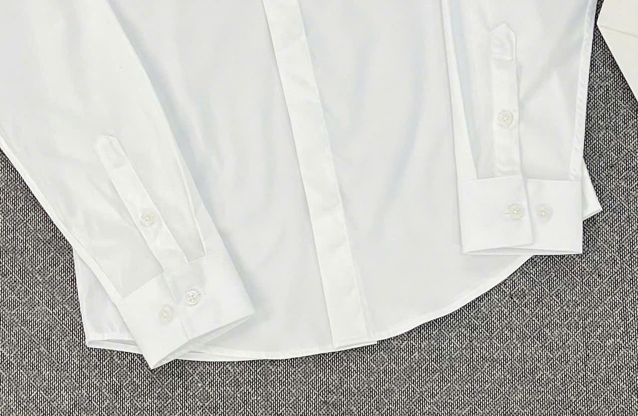 Áo sơ mi dài tay Dsquared2 DSQ2 Trắng log chữ Devils viền Đen Like Auth LK