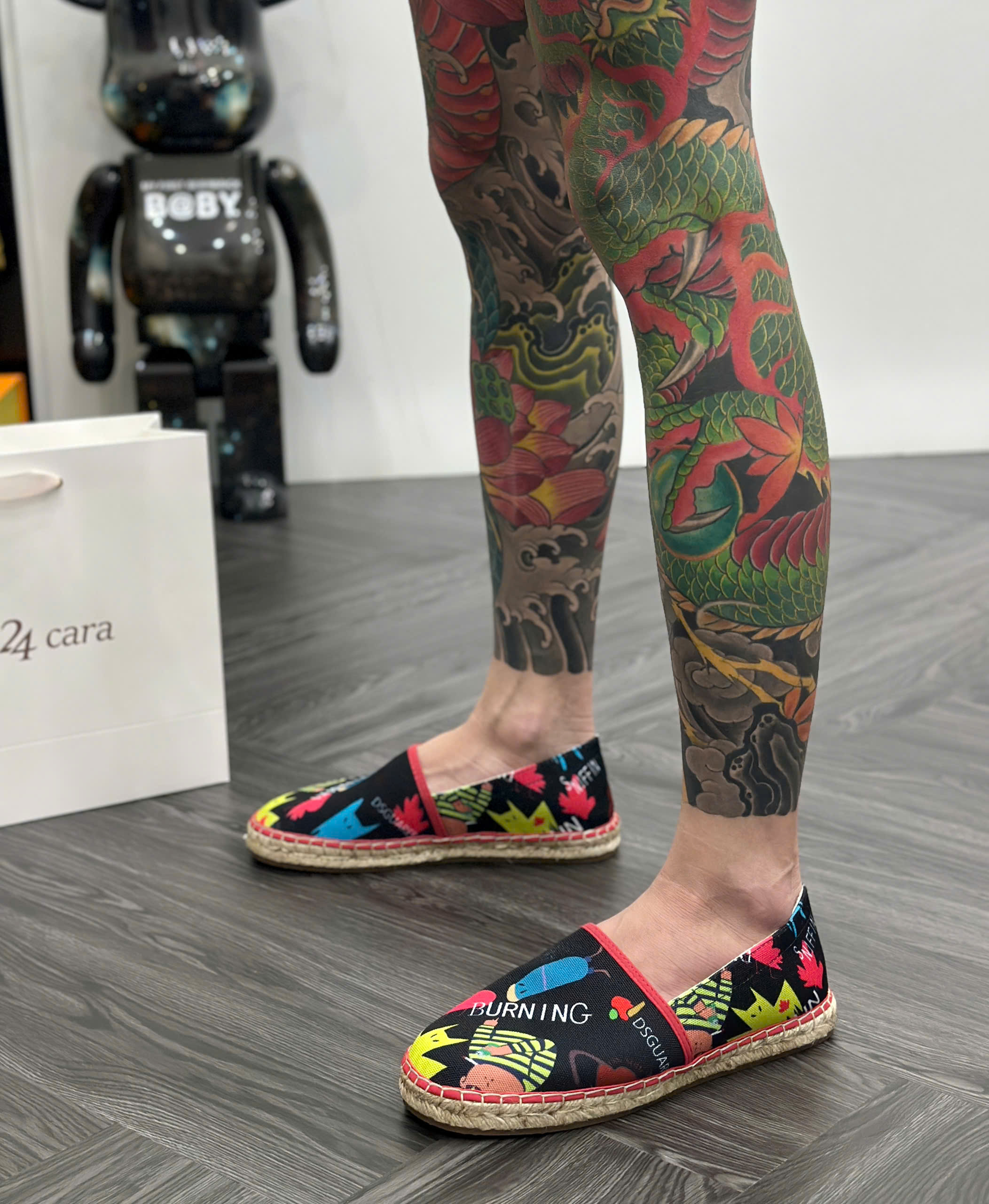 Giày slipon đế cói Dsquared2 DSQ2  họa tiết màu sắc Like Auth fullbox MVT