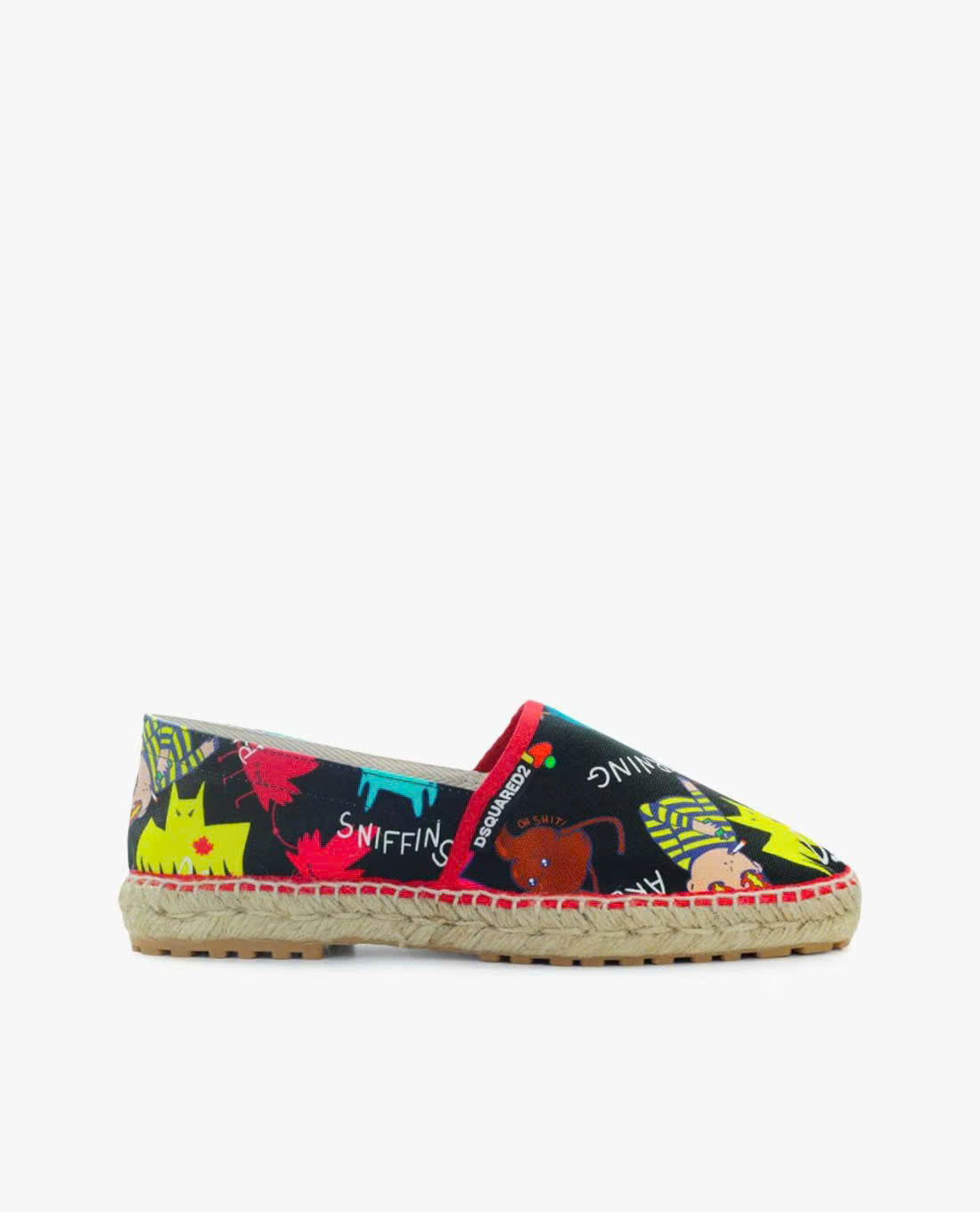 Giày slipon đế cói Dsquared2 DSQ2  họa tiết màu sắc Like Auth fullbox MVT