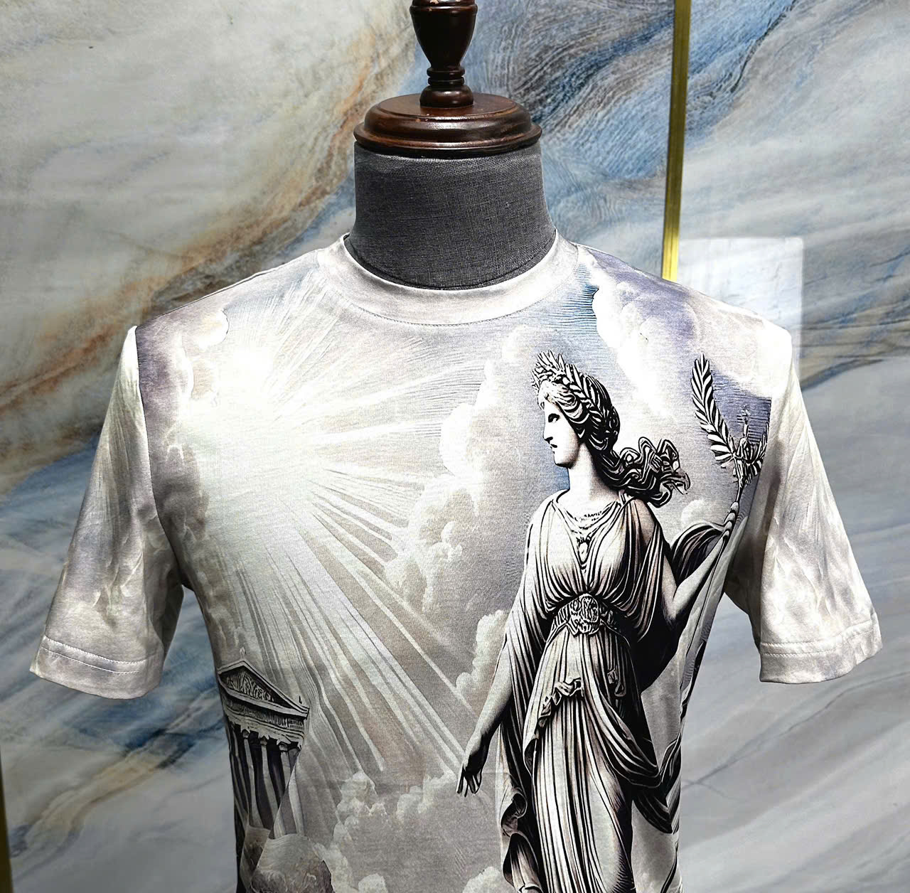 Áo phông T-shirt Dolce Gabbna DG họa tiết nữ thần Like Auth LK