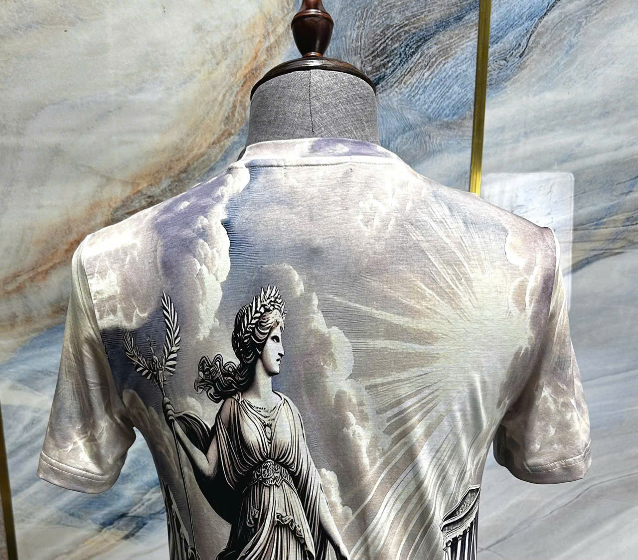 Áo phông T-shirt Dolce Gabbna DG họa tiết nữ thần Like Auth LK