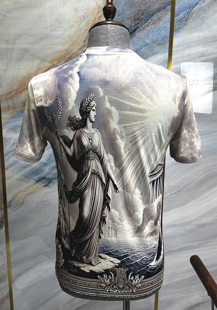 Áo phông T-shirt Dolce Gabbna DG họa tiết nữ thần Like Auth LK