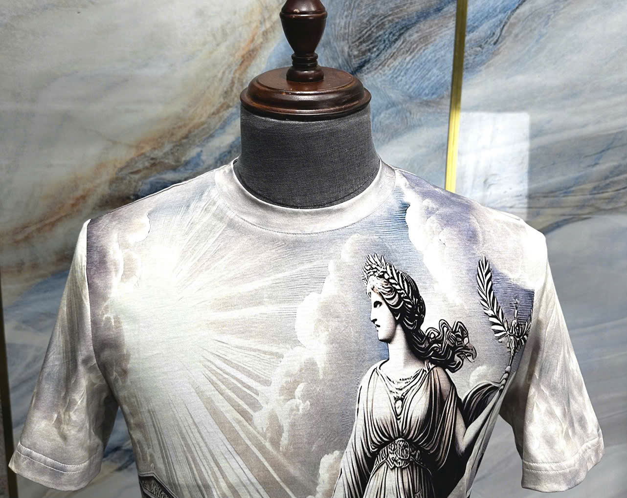 Áo phông T-shirt Dolce Gabbna DG họa tiết nữ thần Like Auth LK