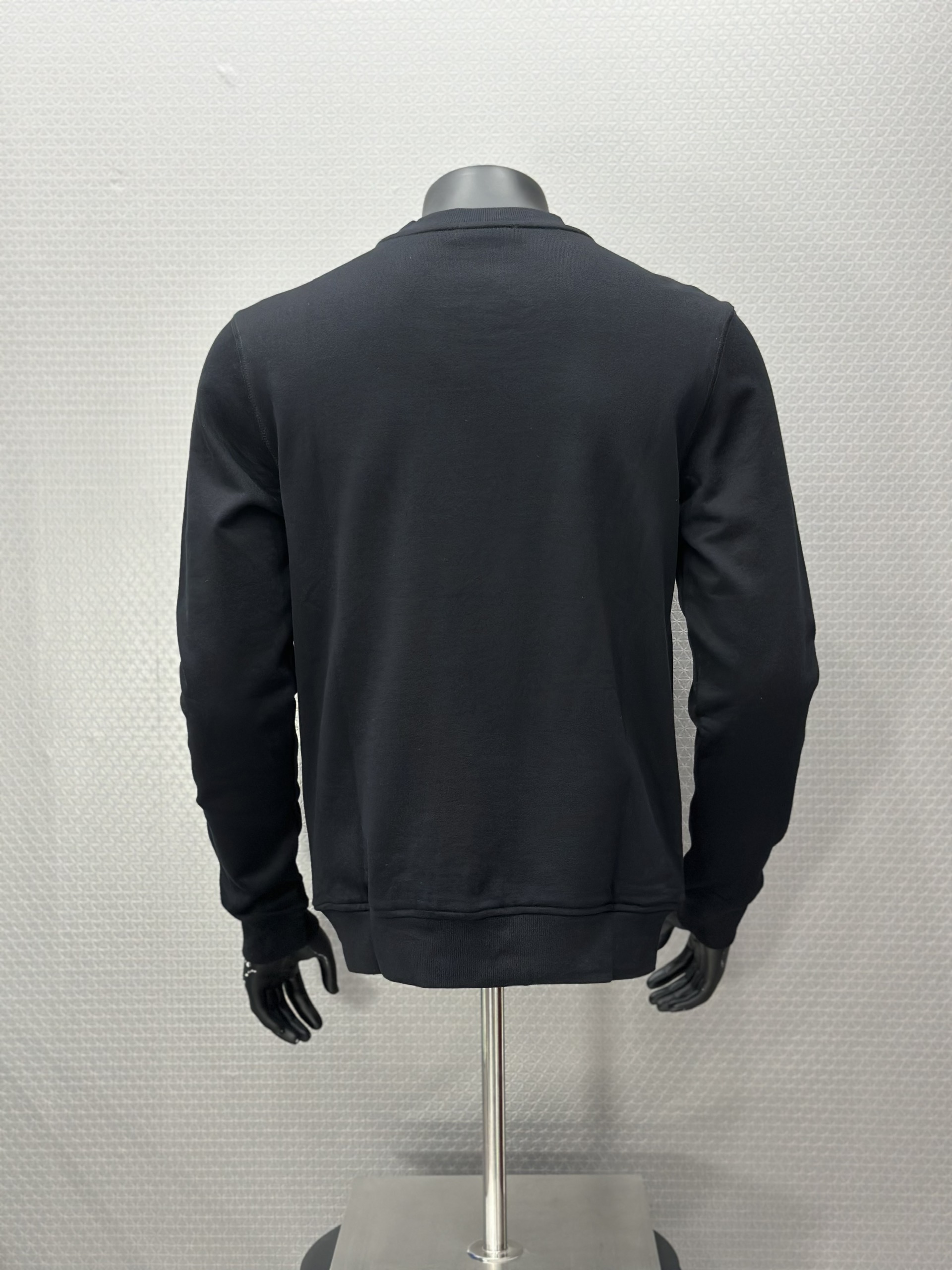 Áo nỉ sweater Dolce Gabbana DG Đen logo tag sắt vuông thêu ngực Like Auth VTN