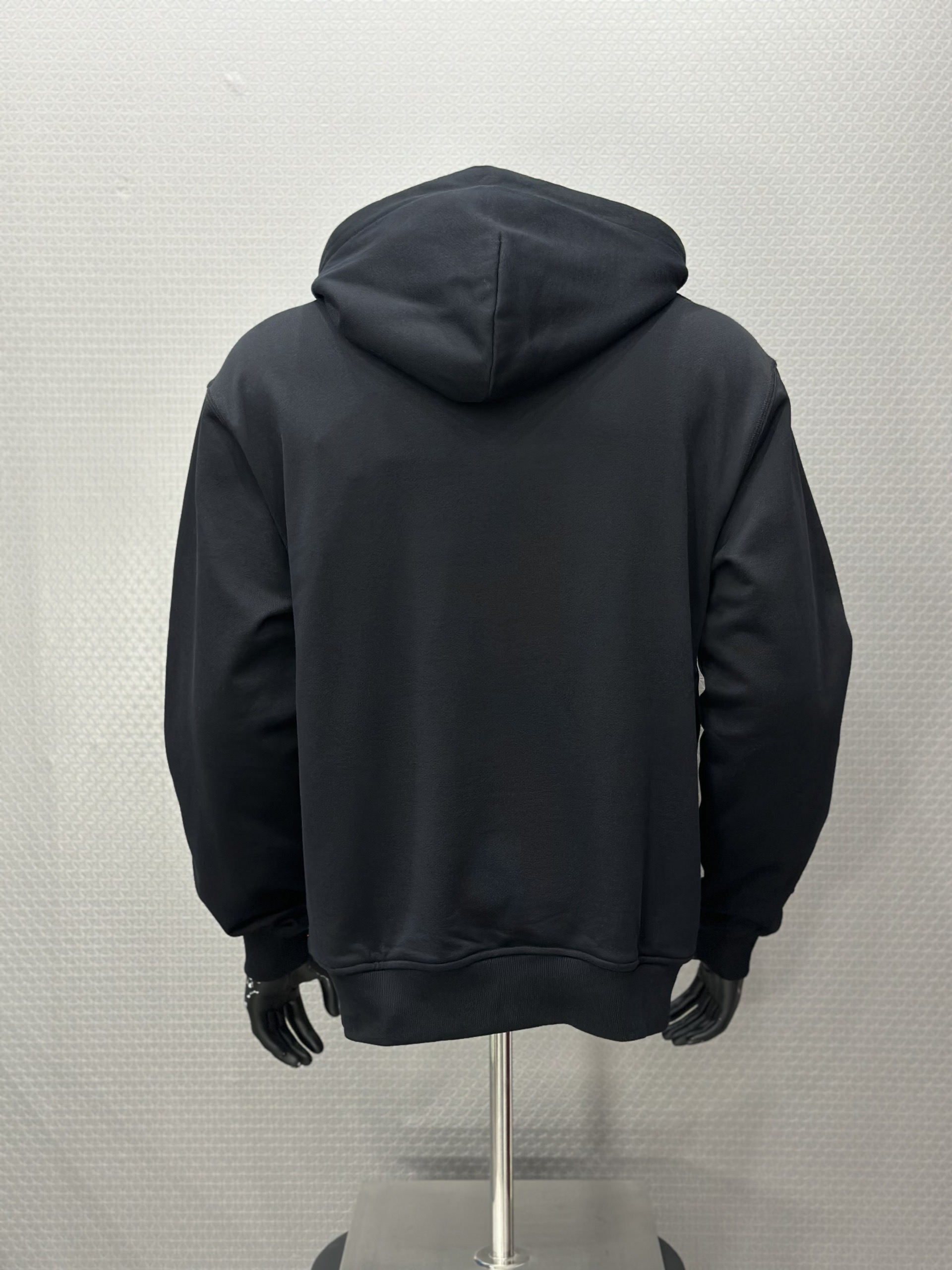 Áo nỉ hoodie Dolce Gabbana DG Đen logo tag sắt vuông thêu ngực Like Auth VTN