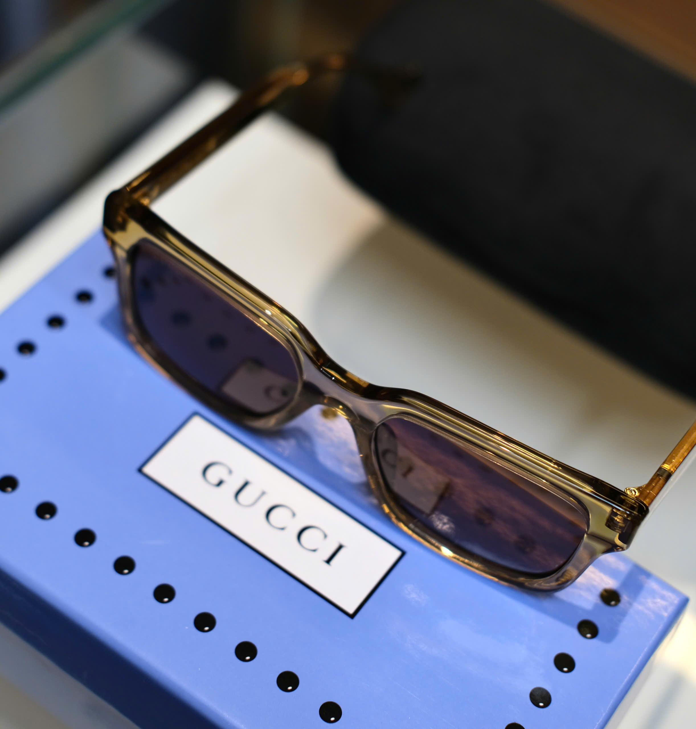 Kính mắt thời trang Gucci GC Nâu Like Auth fullbox DDT