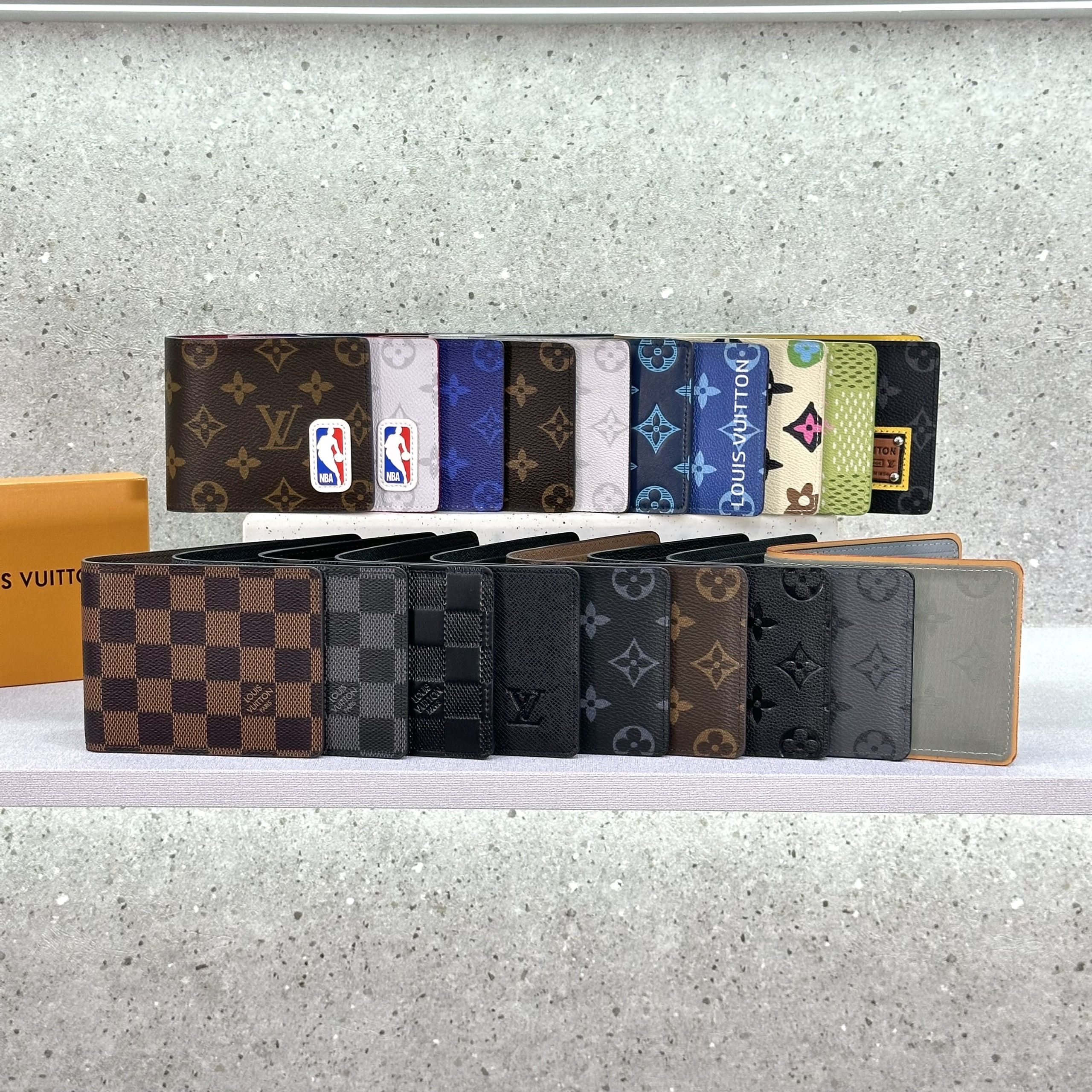 Ví ngắn gập Louis Vuitton LV các mẫu các màu Like Auth fullbox túi thẻ phụ kiện VTN