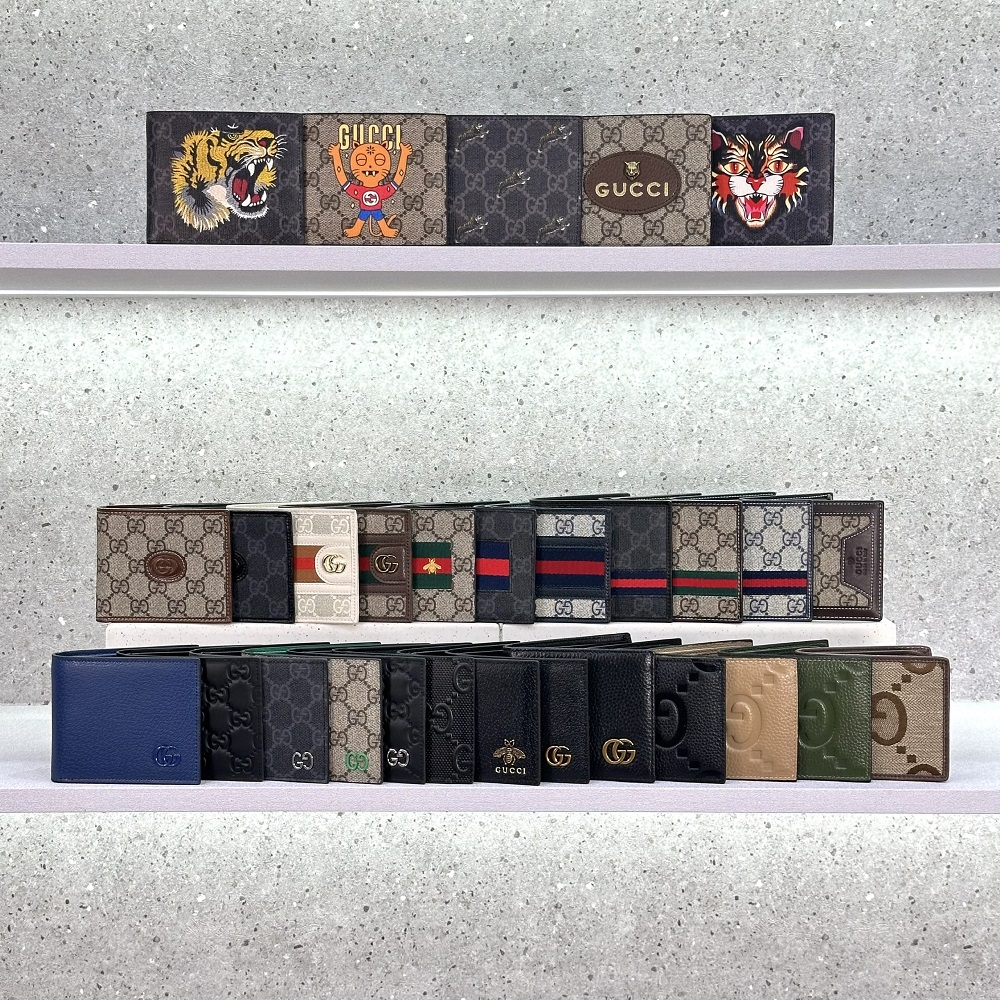 Ví ngắn gập Gucci GC các mẫu các màu Like Auth fullbox túi thẻ phụ kiện VTN