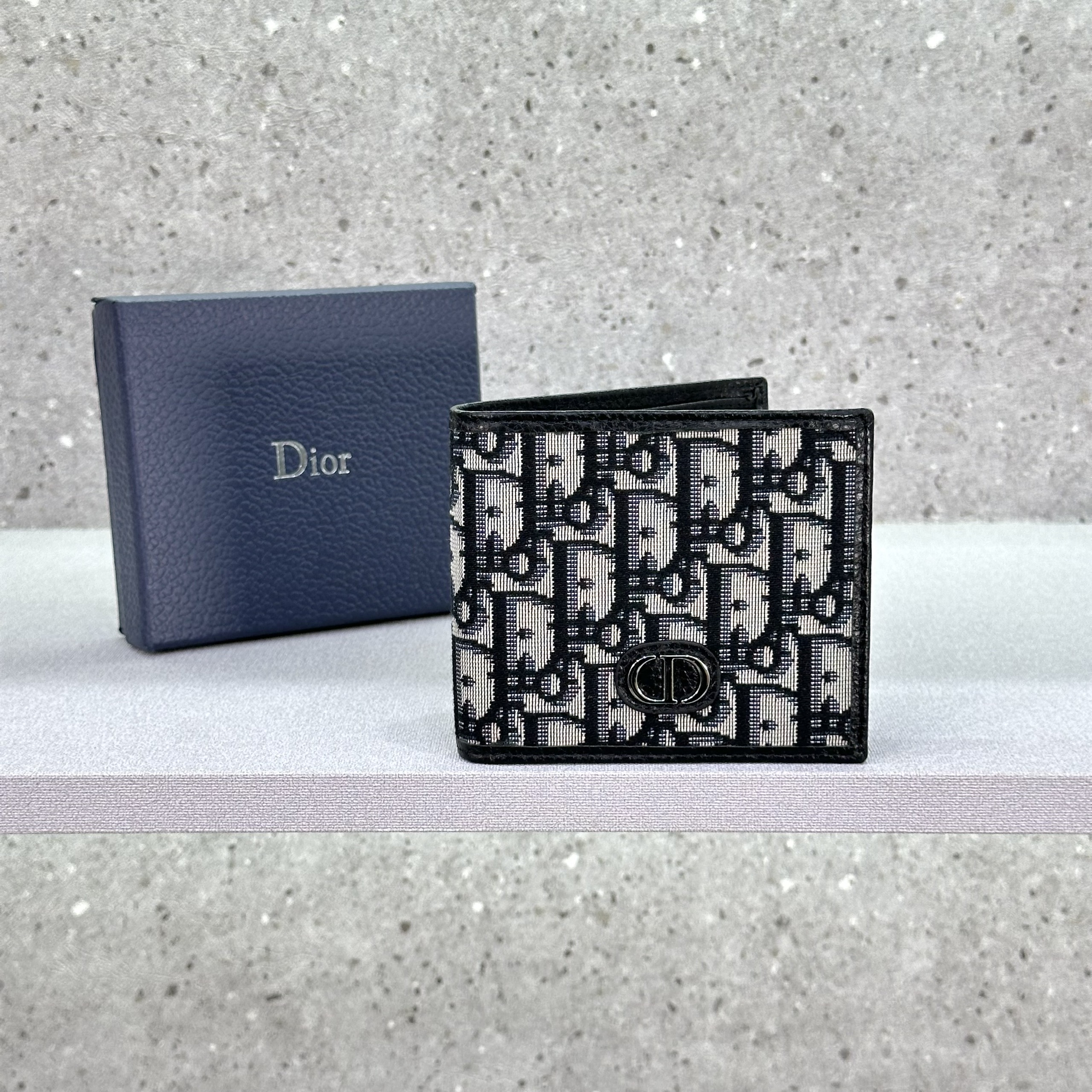 Ví ngắn gập Dior CD họa tiết các mẫu các màu Like Auth fullbox túi thẻ phụ kiện VTN