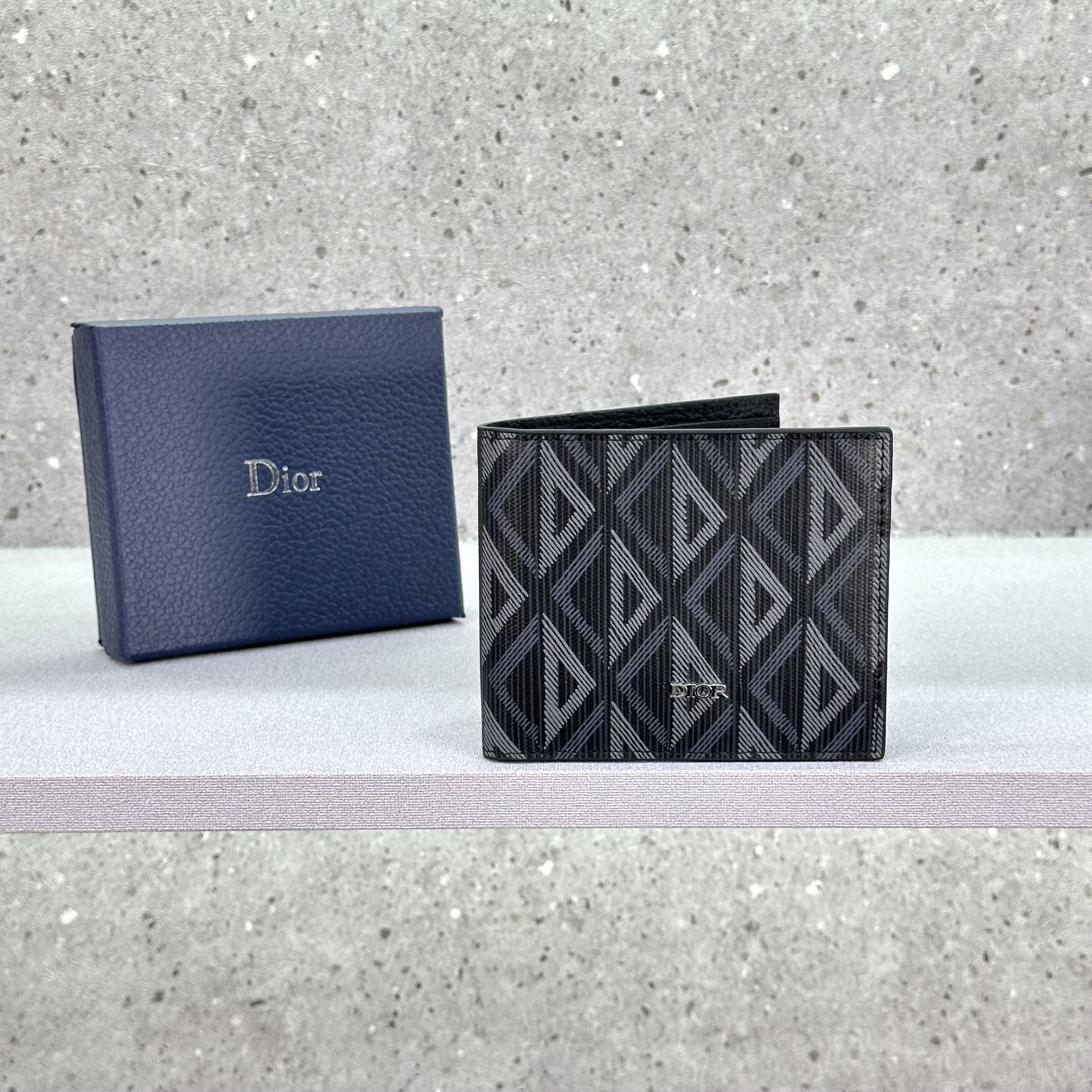 Ví ngắn gập Dior CD họa tiết các mẫu các màu Like Auth fullbox túi thẻ phụ kiện VTN