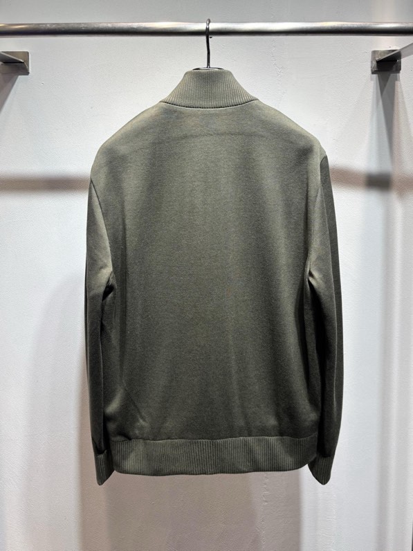 Áo khoác phao Moncler 8011 Xanh Rêu túi ngực tay len Like Auth 48-52 VTN