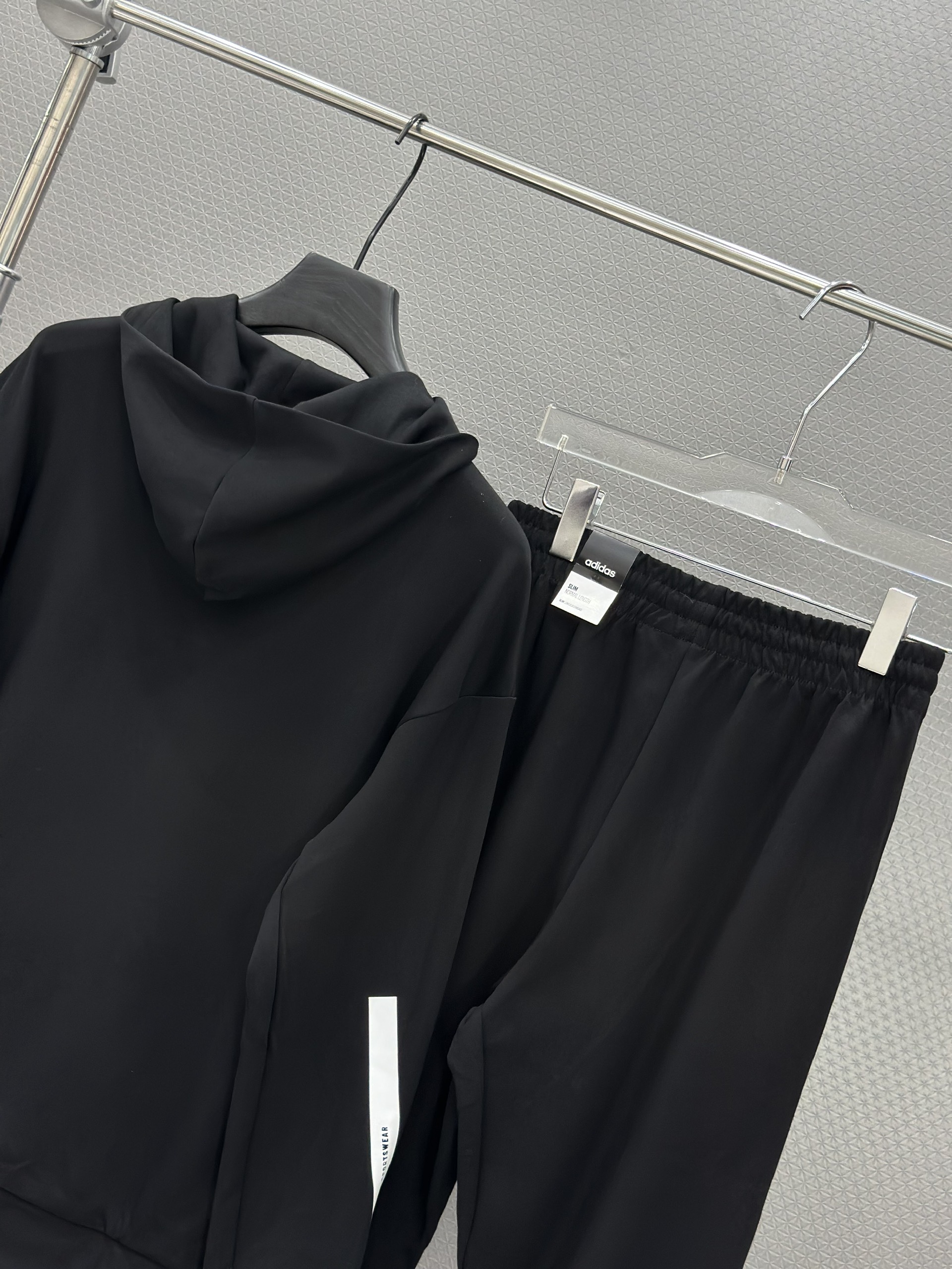 Set bộ thu đông Adidas mũ túi bụng logo Trắng kẻ Like Auth XS-L VTN