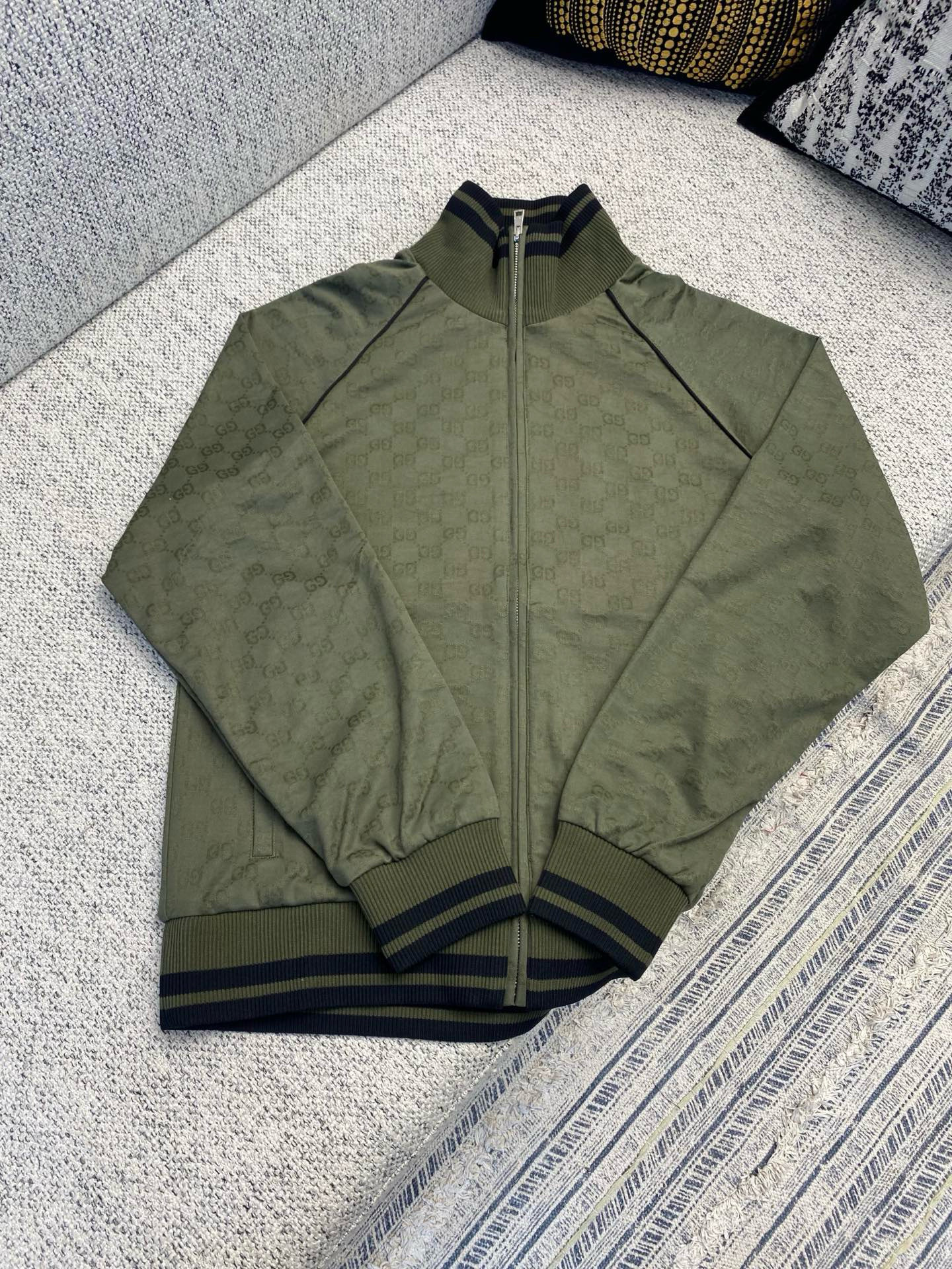 Set bộ thu đông Gucci Xanh rêu ful monogram Like Auth S-L VTN