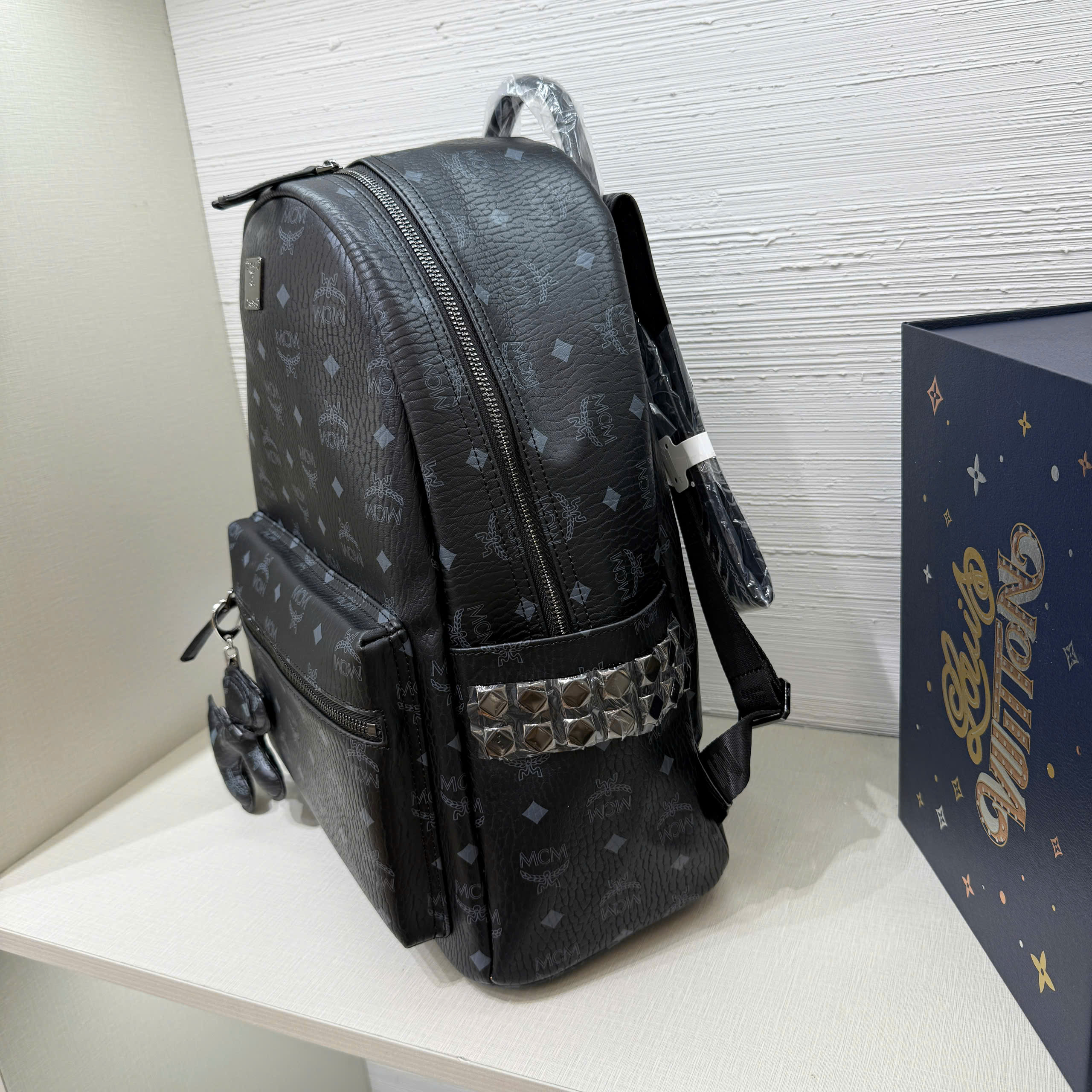 Balo MCM Backpack tag Cún new 2026 Like Auth PLD