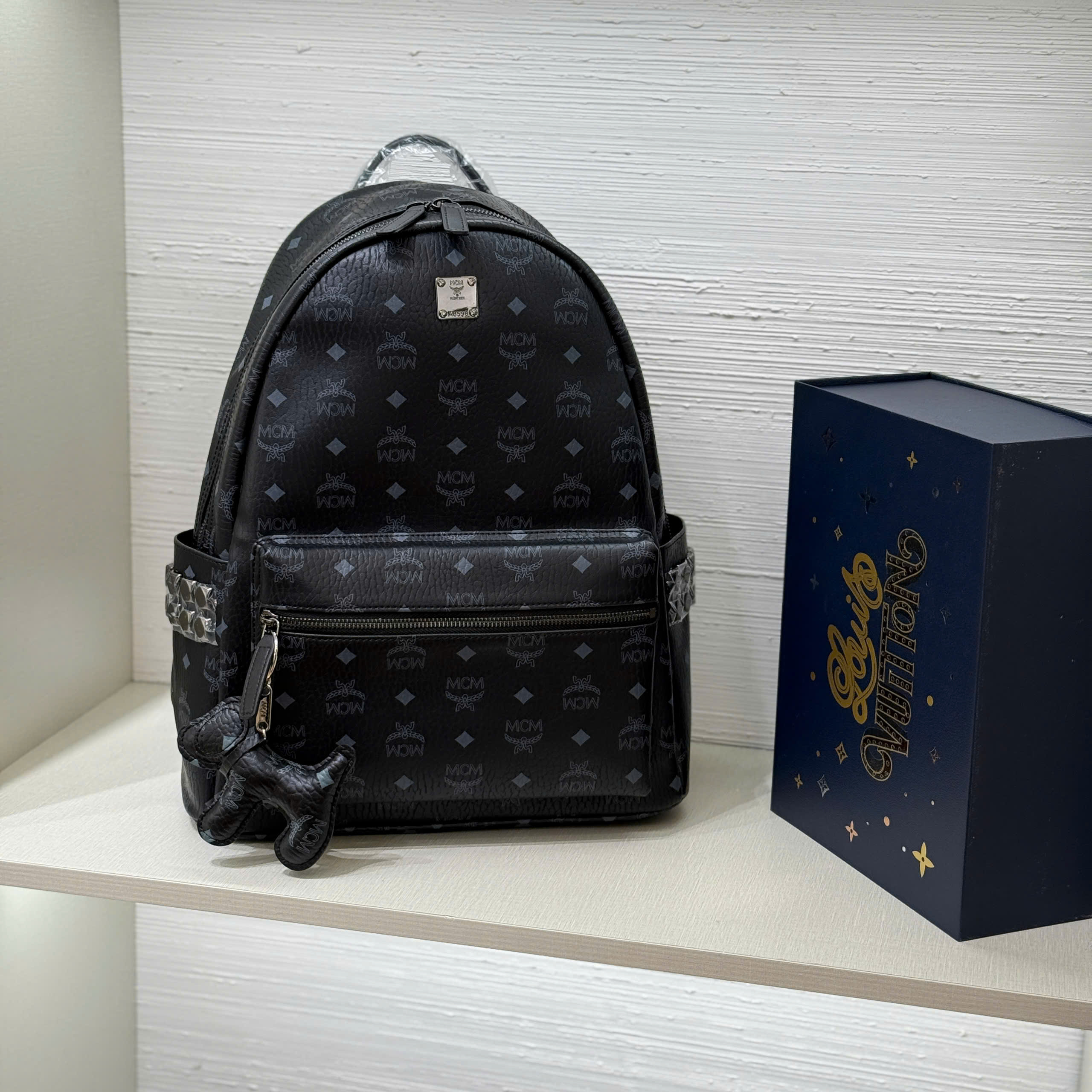 Balo MCM Backpack tag Cún new 2026 Like Auth PLD