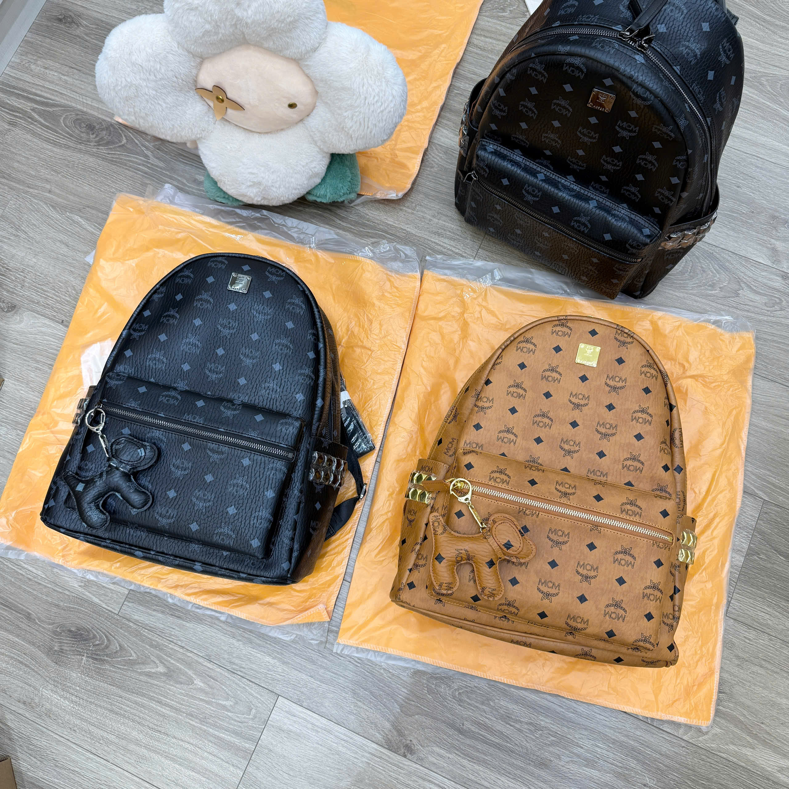 Balo MCM Backpack tag Cún new 2026 Like Auth PLD