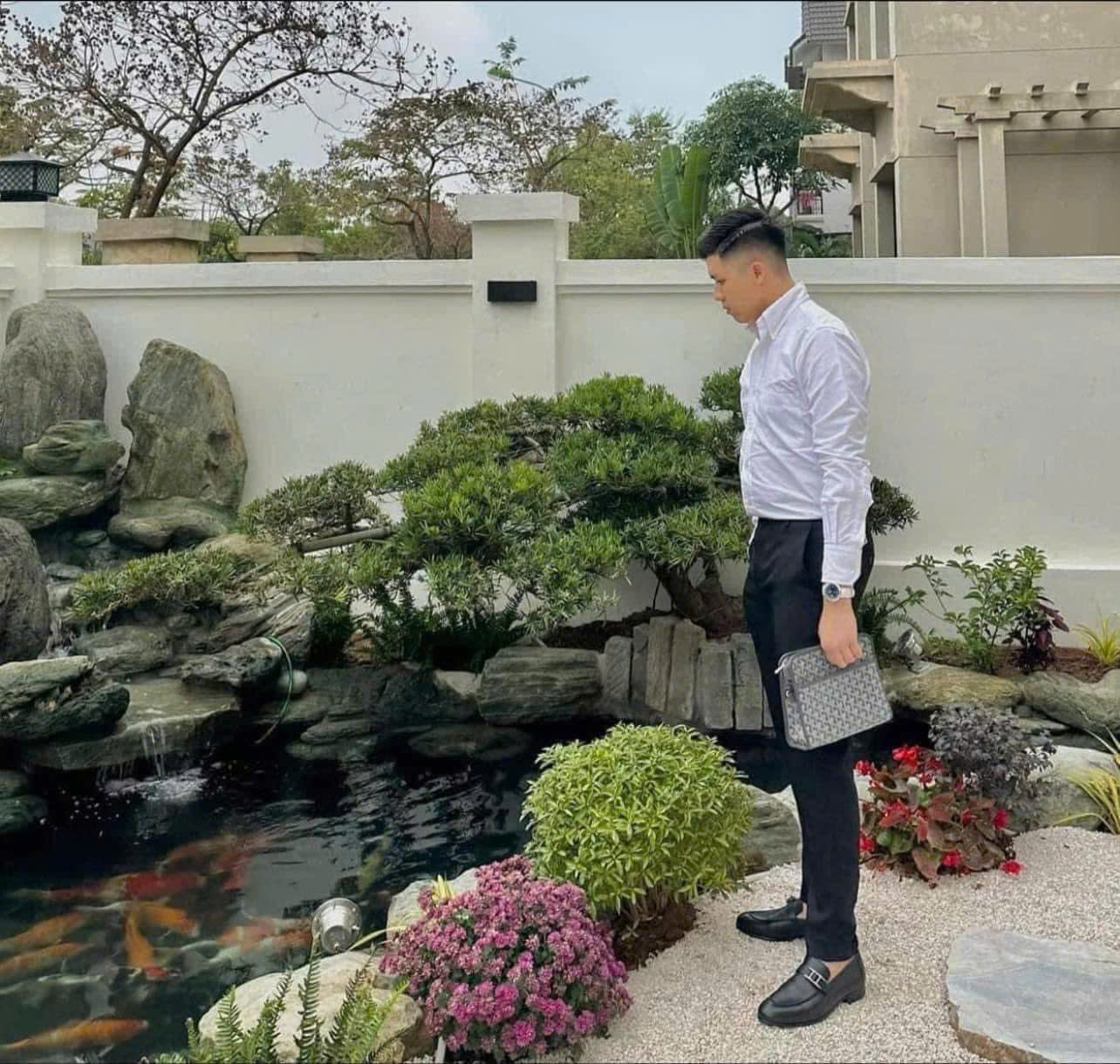 Túi ví Clutch Goyard Jouvence Toiletry Bag Like Auth 25x7x20 PLD