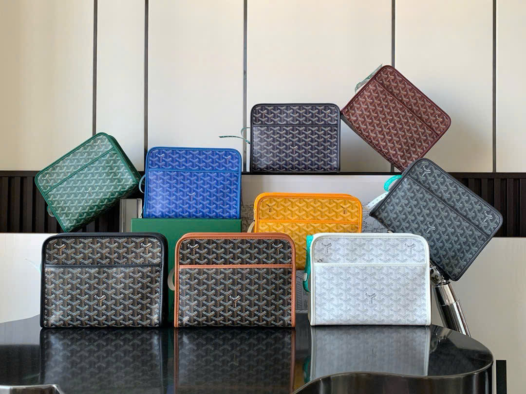 Túi ví Clutch Goyard Jouvence Toiletry Bag Like Auth 25x7x20 PLD