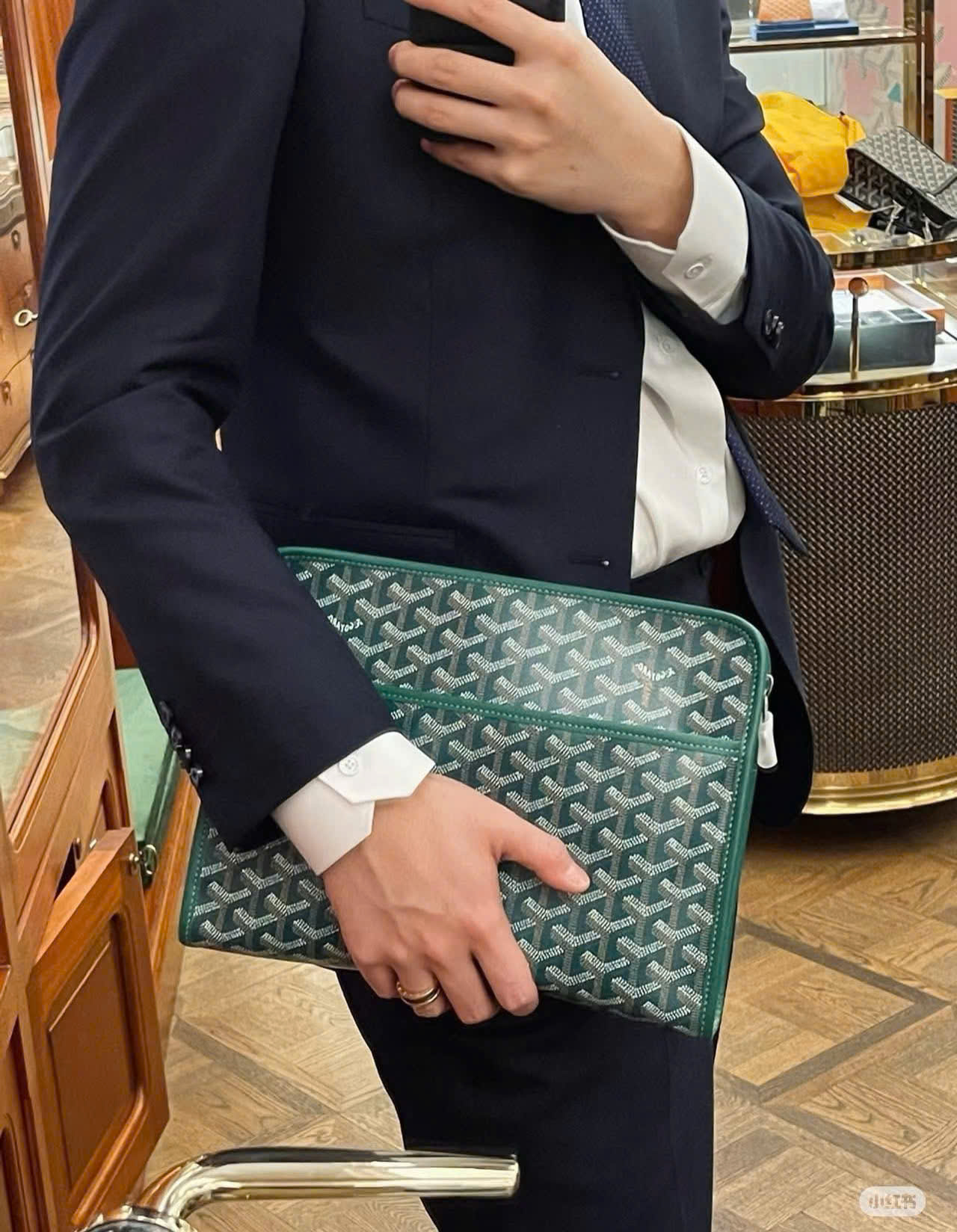 Túi ví Clutch Goyard Jouvence Toiletry Bag Like Auth 25x7x20 PLD