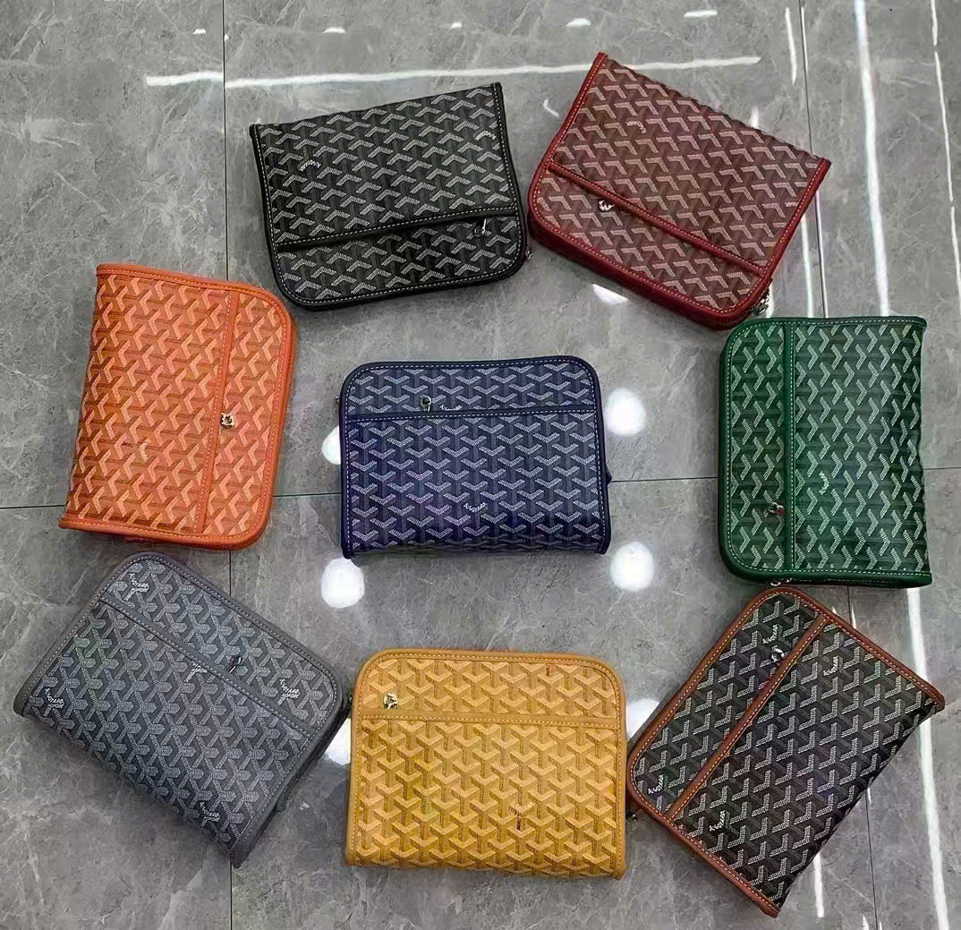 Túi ví Clutch Goyard Jouvence Toiletry Bag Like Auth 25x7x20 PLD