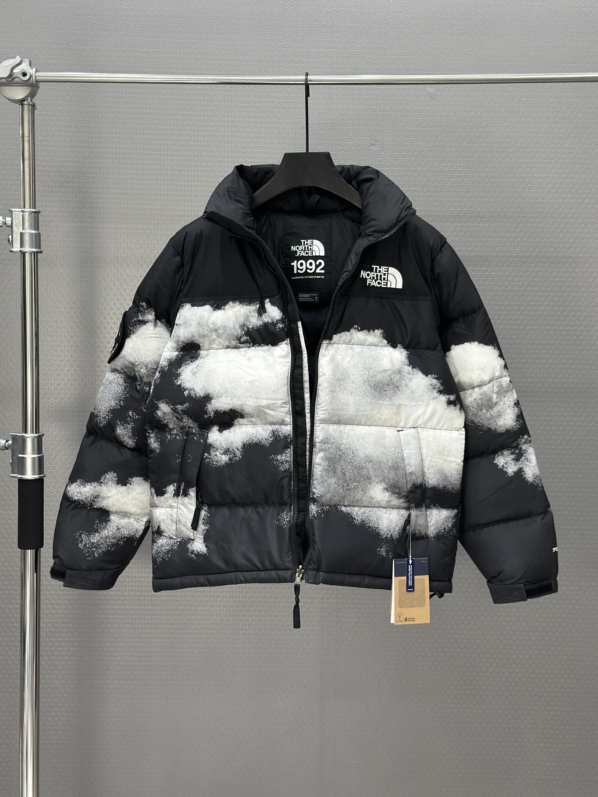 Áo khoác phao The North Face Đen loang Mây Like Auth M-XXL VTN