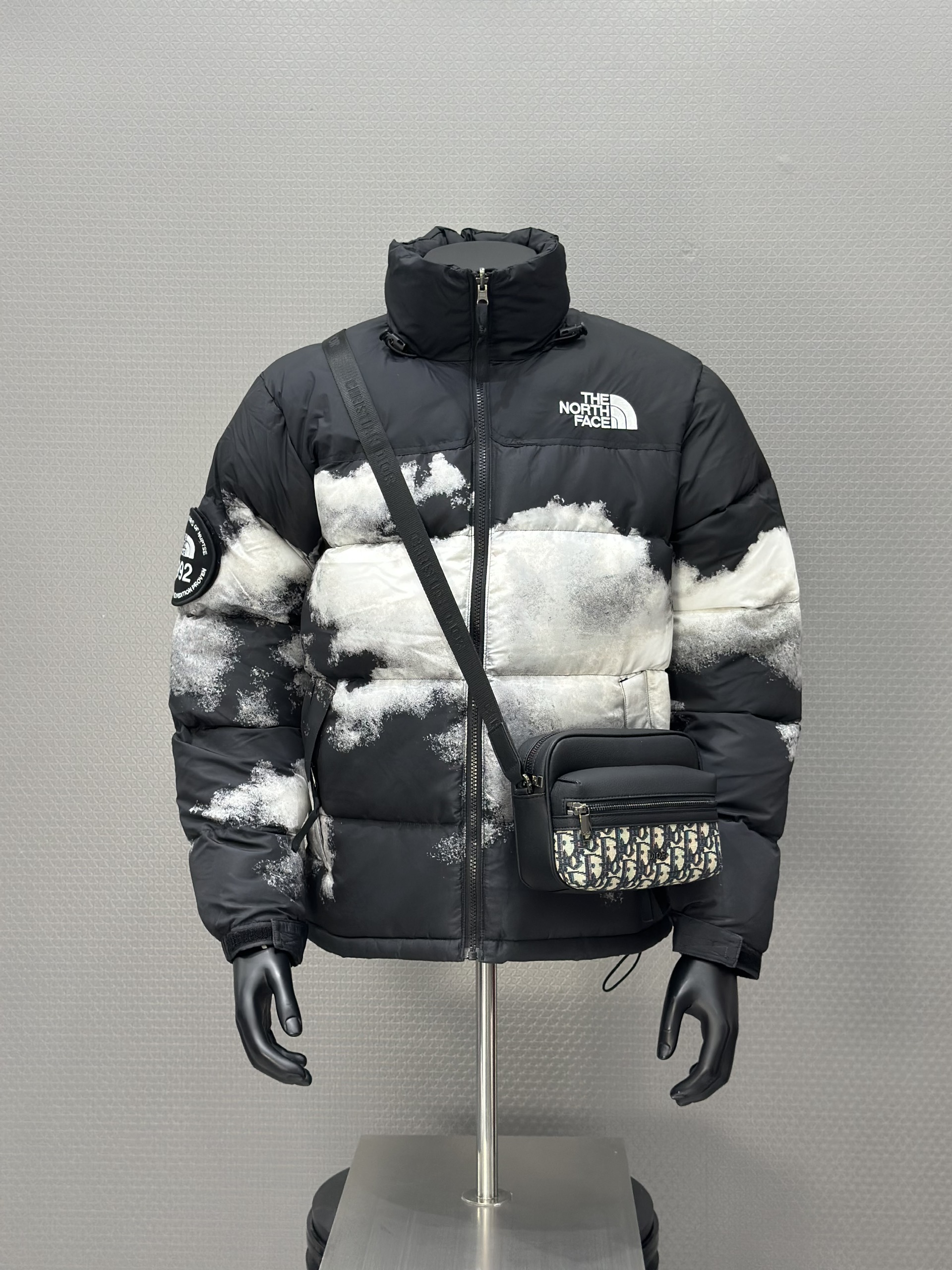 Áo khoác phao The North Face Đen loang Mây Like Auth M-XXL VTN