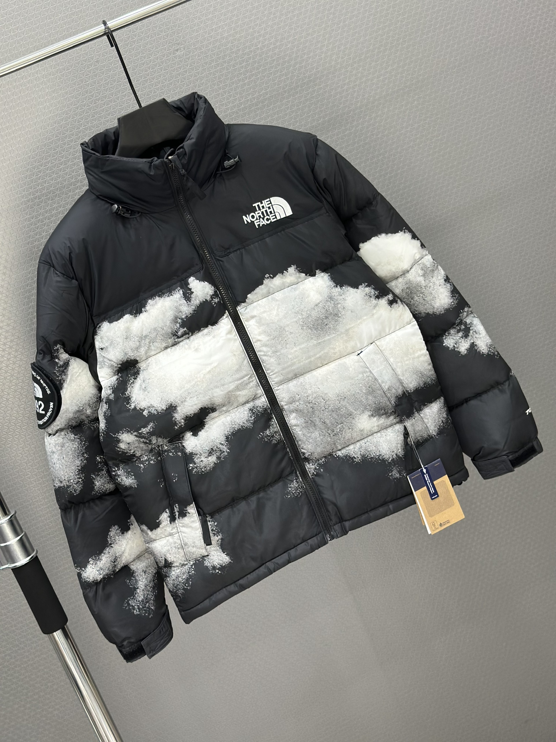 Áo khoác phao The North Face Đen loang Mây Like Auth M-XXL VTN