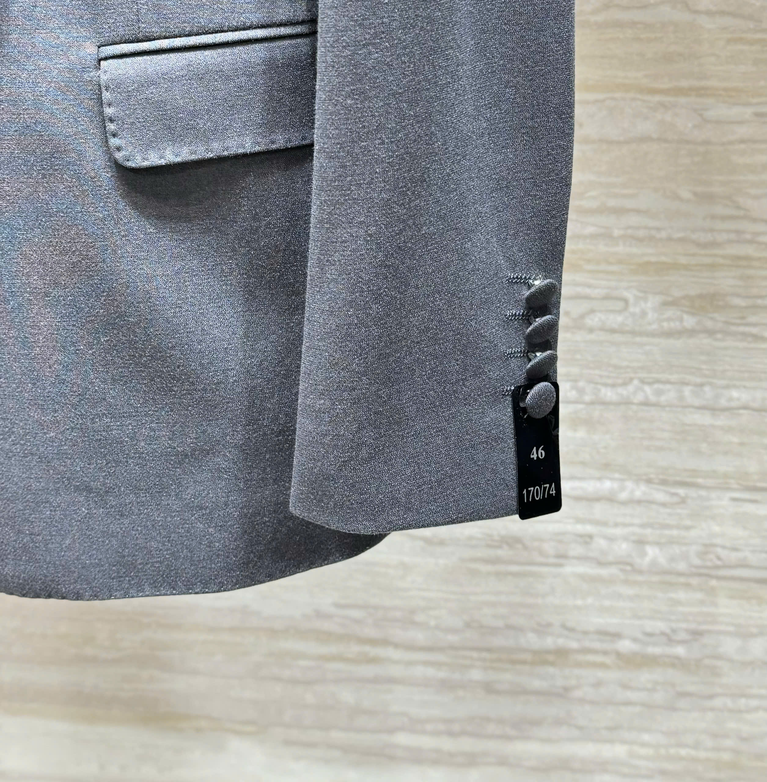 Set bộ Vest Dior Xám Ghi logo tag bạc CD new 2026 Like Auth 46-54 DDT