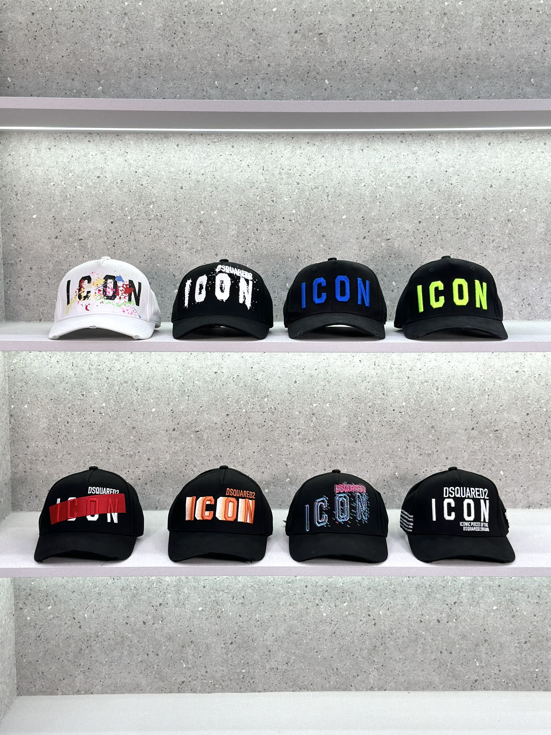 Mũ lưỡi trai, nón kết Dsqured2 DSQ2 logo chữ Icon các mẫu các màu Like Auth fullbox VTN