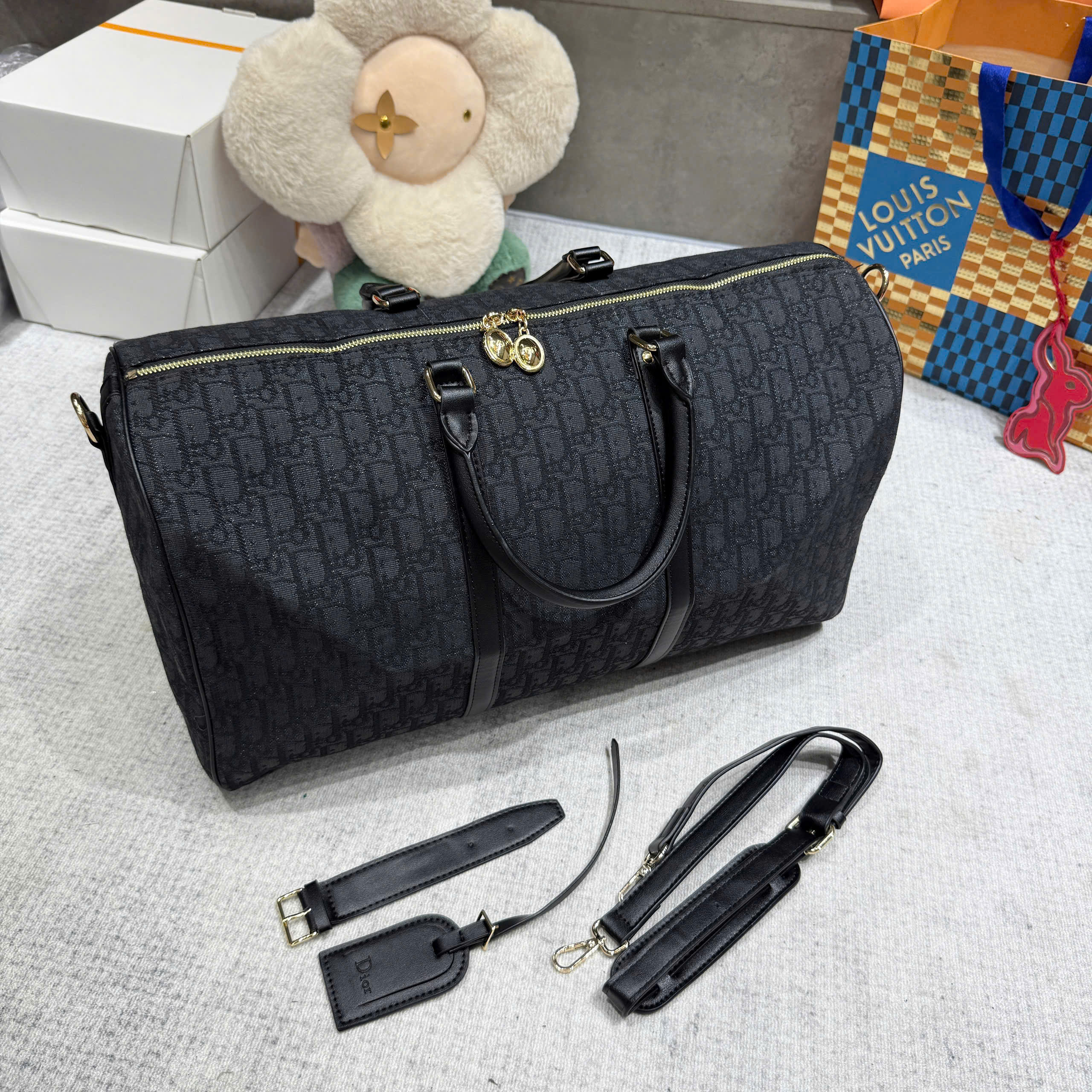 Túi trống du lịch Louis Vuitton new 2026 Like Auth size 50 PLD