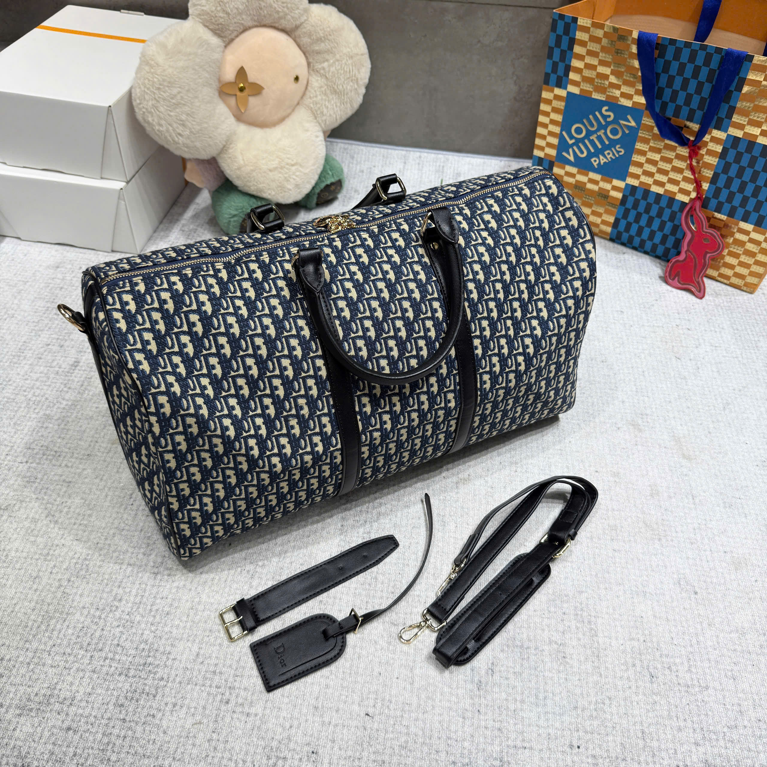 Túi trống du lịch Louis Vuitton new 2026 Like Auth size 50 PLD