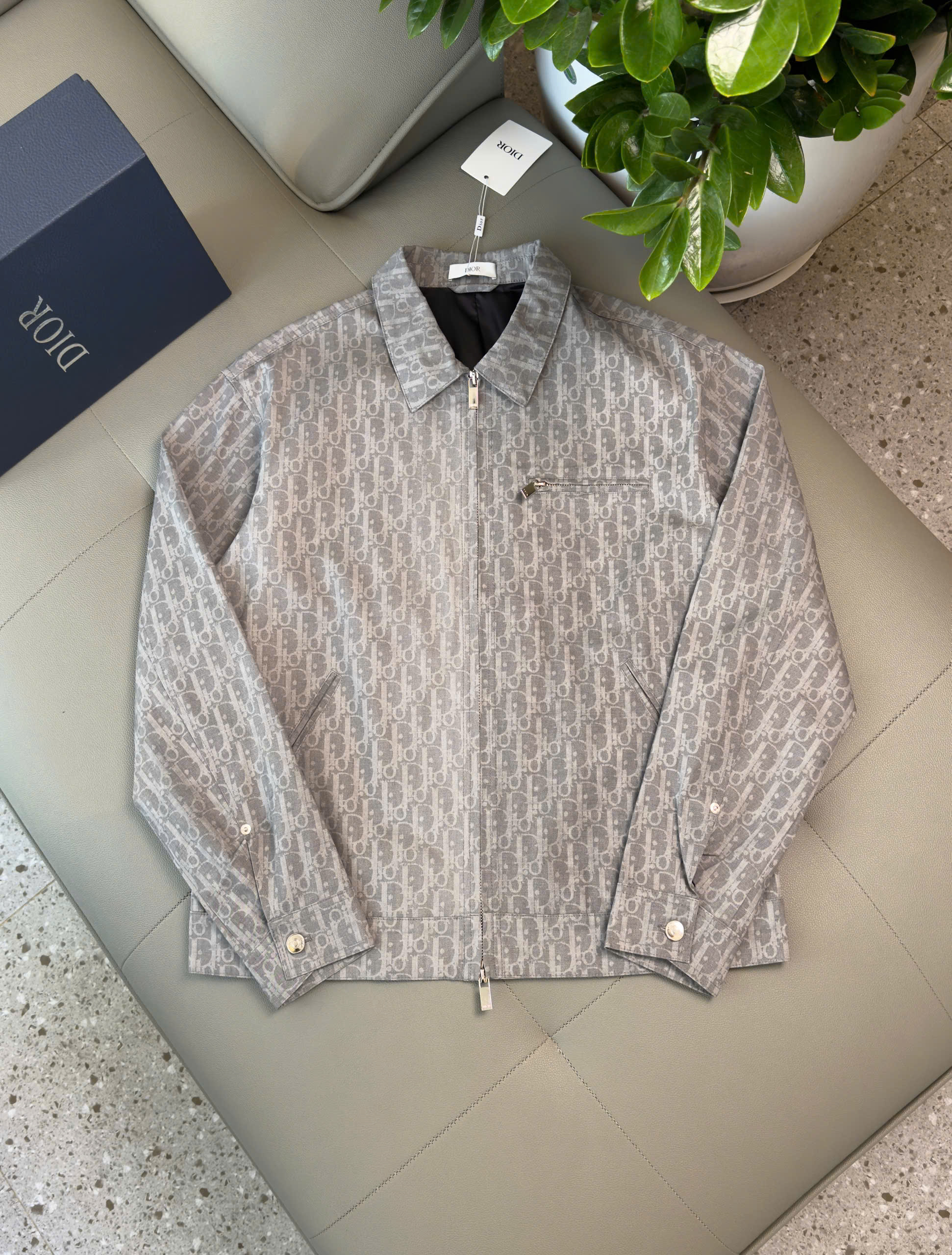 Áo khoác Dior CD họa tiết Obique full Like Auth S-L DDT