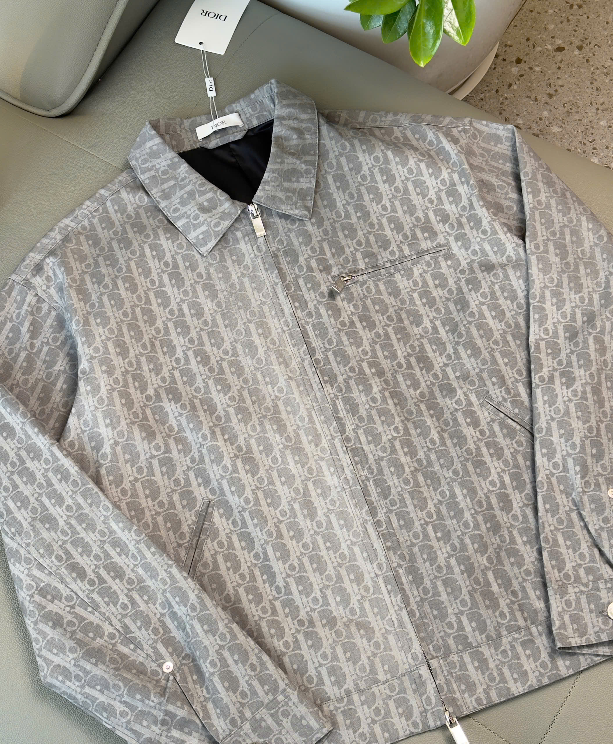 Áo khoác Dior CD họa tiết Obique full Like Auth S-L DDT