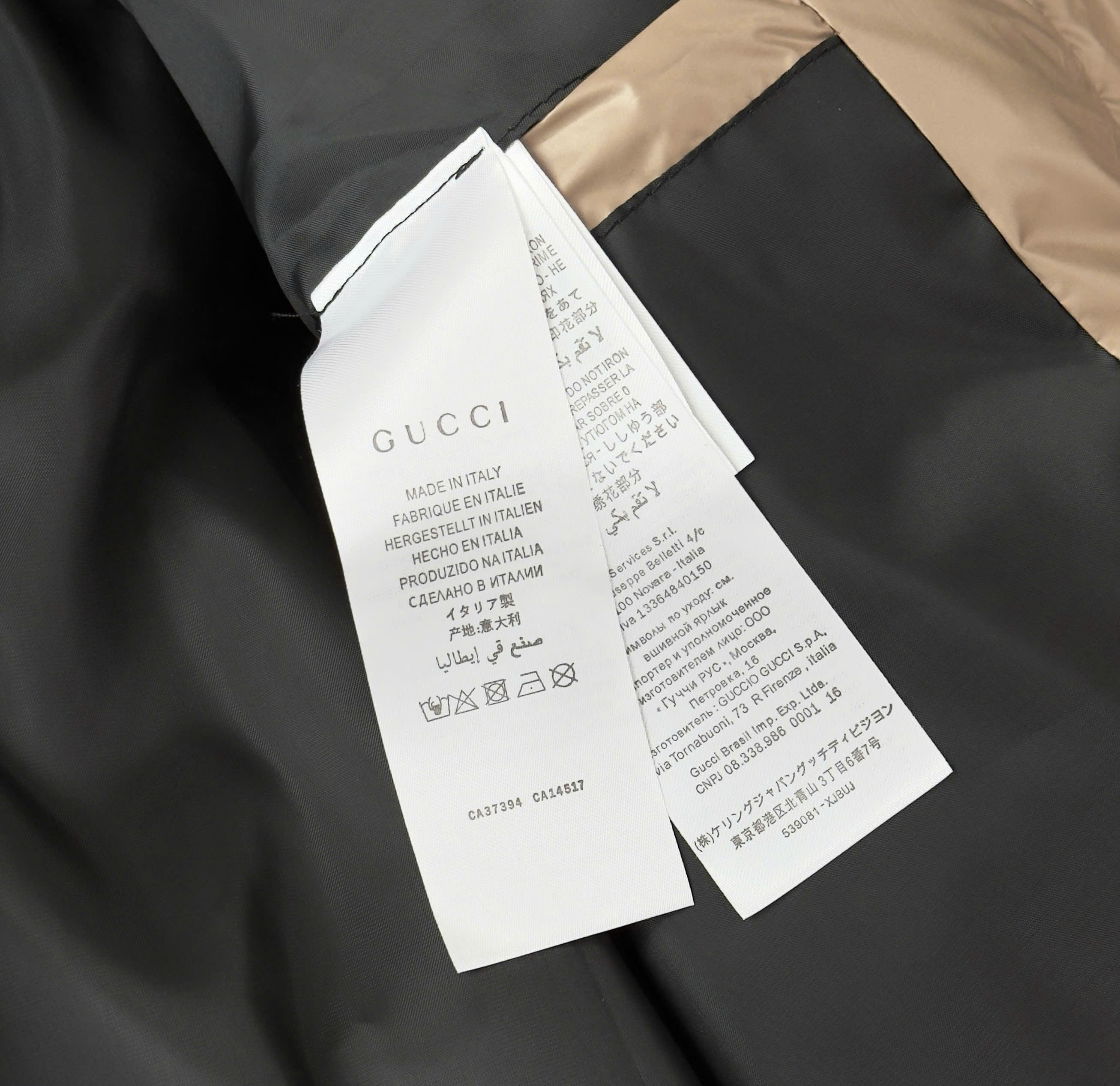 Áo phao Gucci GC cổ bẻ logo thêu Full Like Auth M-XXL DDT