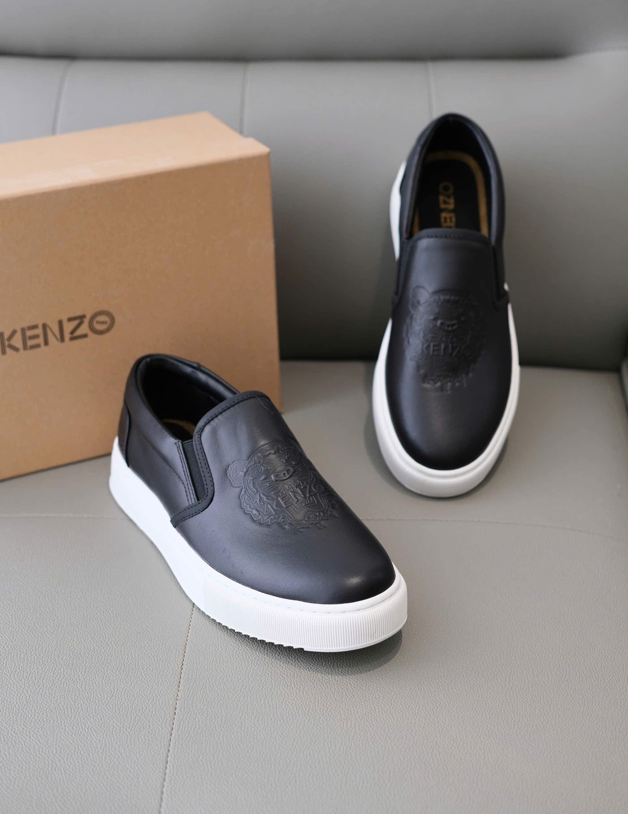 Giày slipon Kenzo KZ mặt hổ chìm new 2026 Like Auth 38-43 DDT
