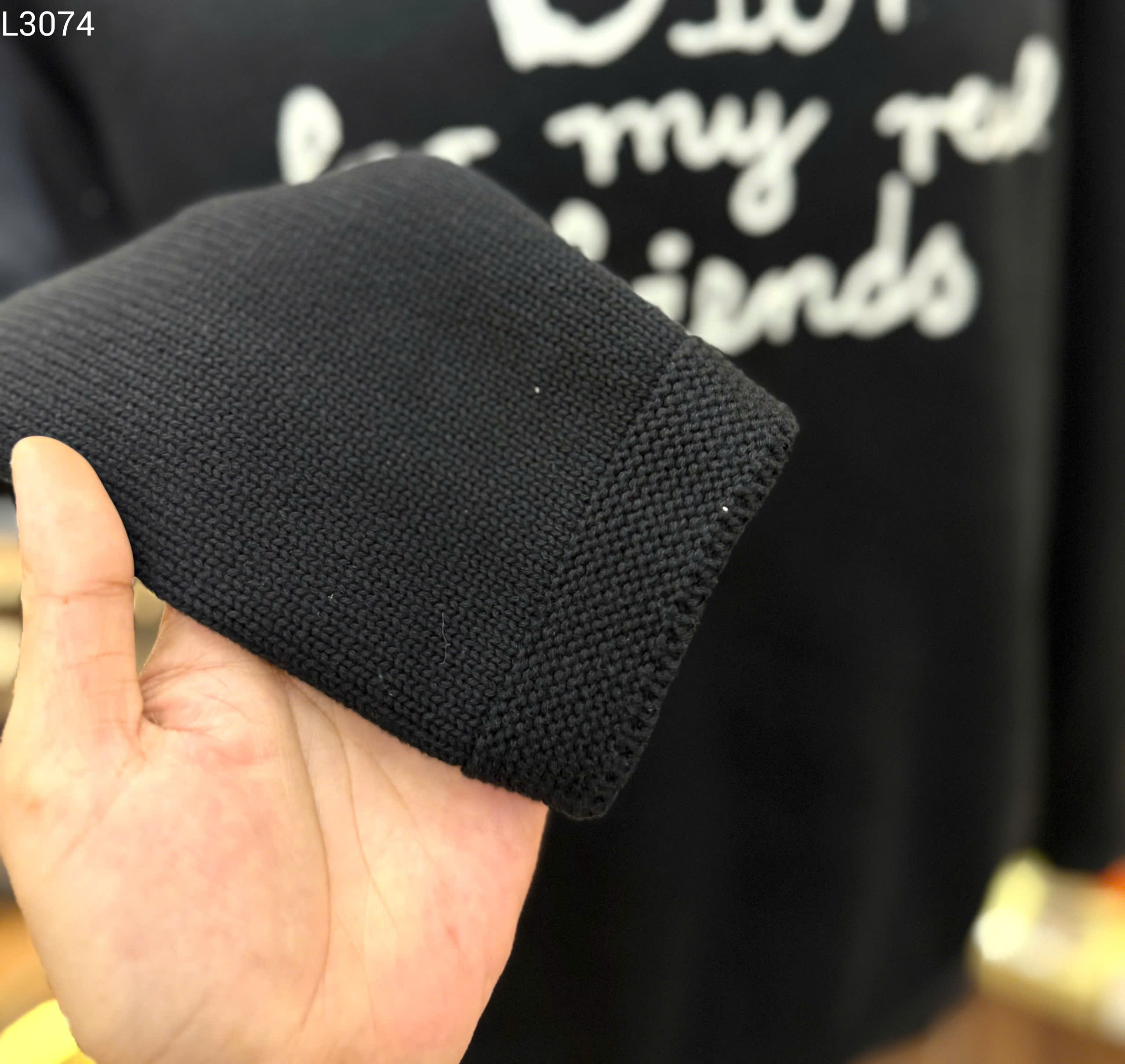 Áo sweater len Dior logo chữ ngực Like Auth XS-M MK