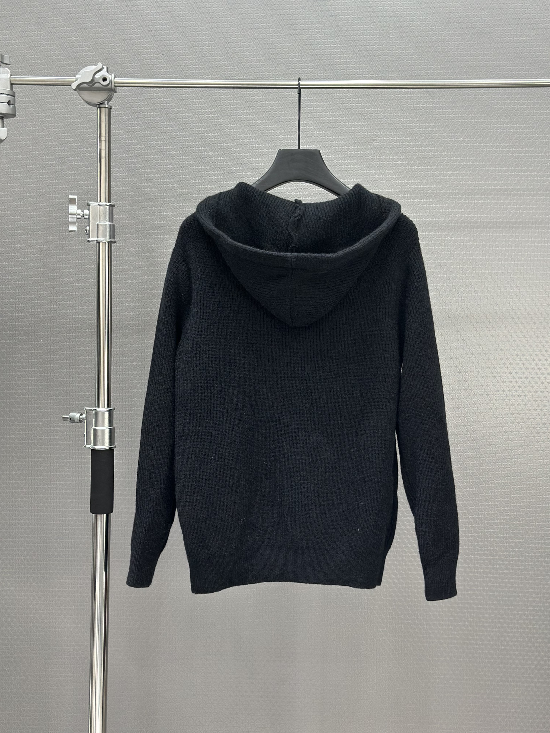 Áo hoodie Celine Đen logo ngực túi bụng Like Auth XS-L VTN