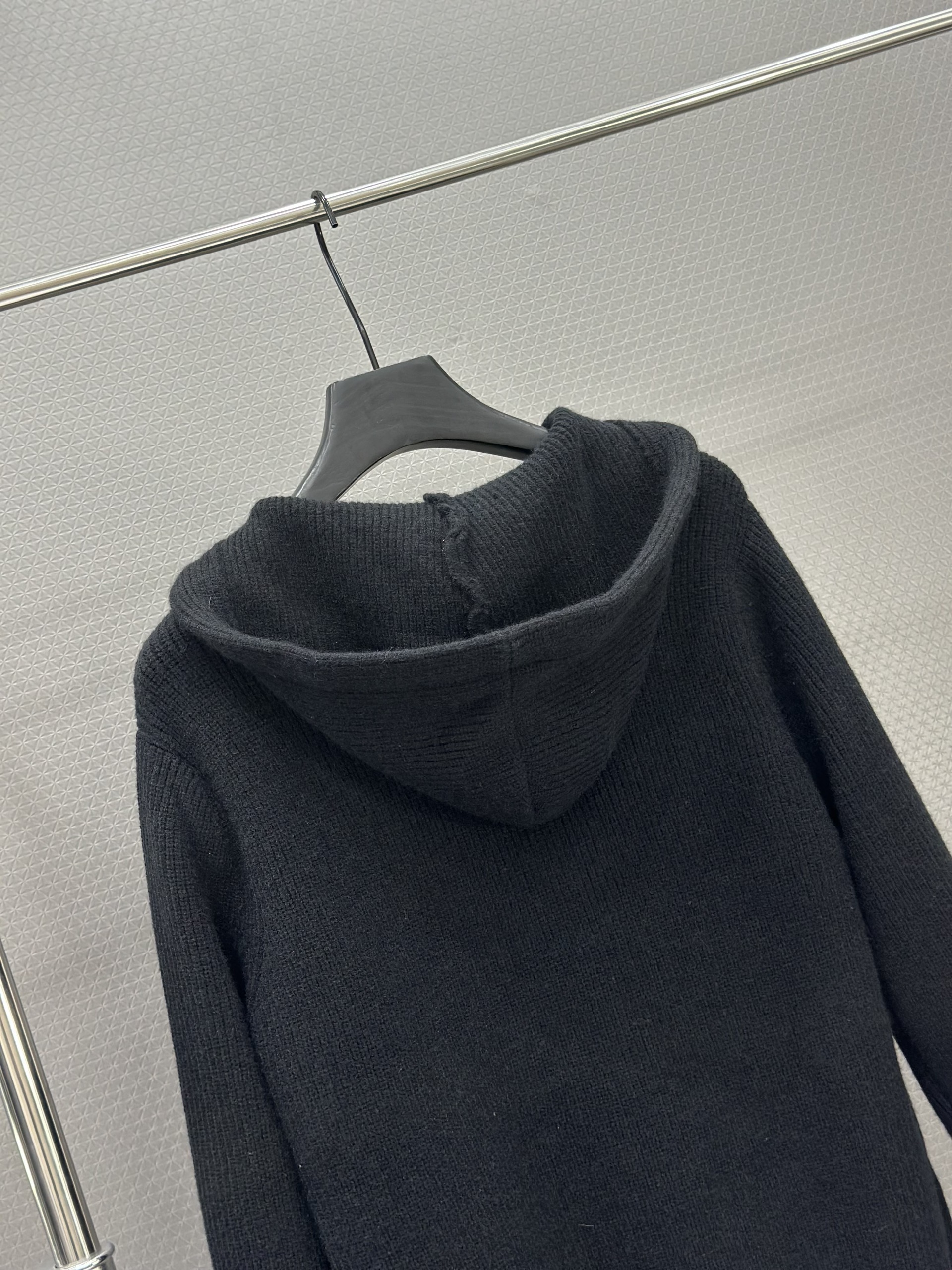 Áo hoodie Celine Đen logo ngực túi bụng Like Auth XS-L VTN
