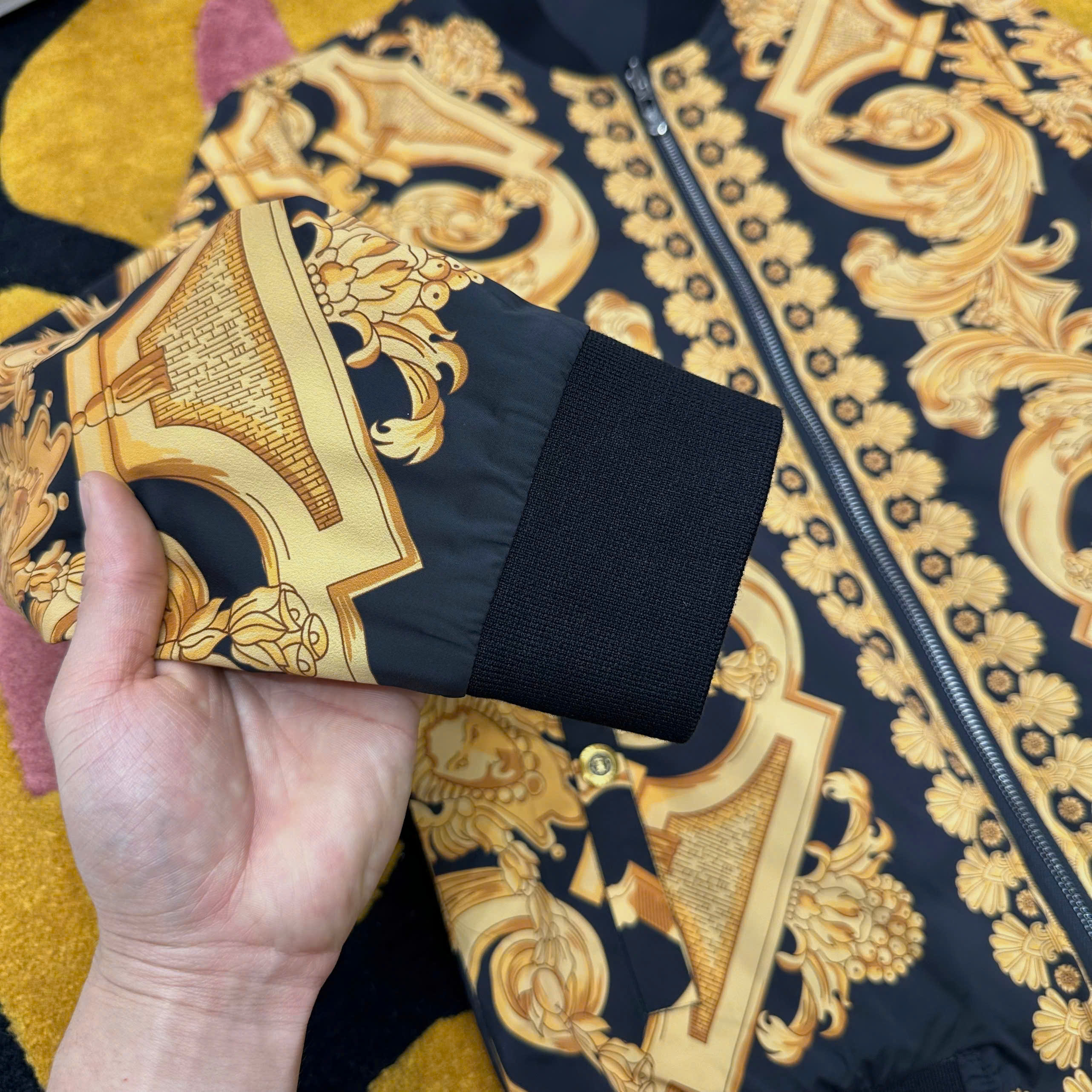 Áo khoác jacket Versace VS 2 mặt khóa Like Auth 48-54 MK