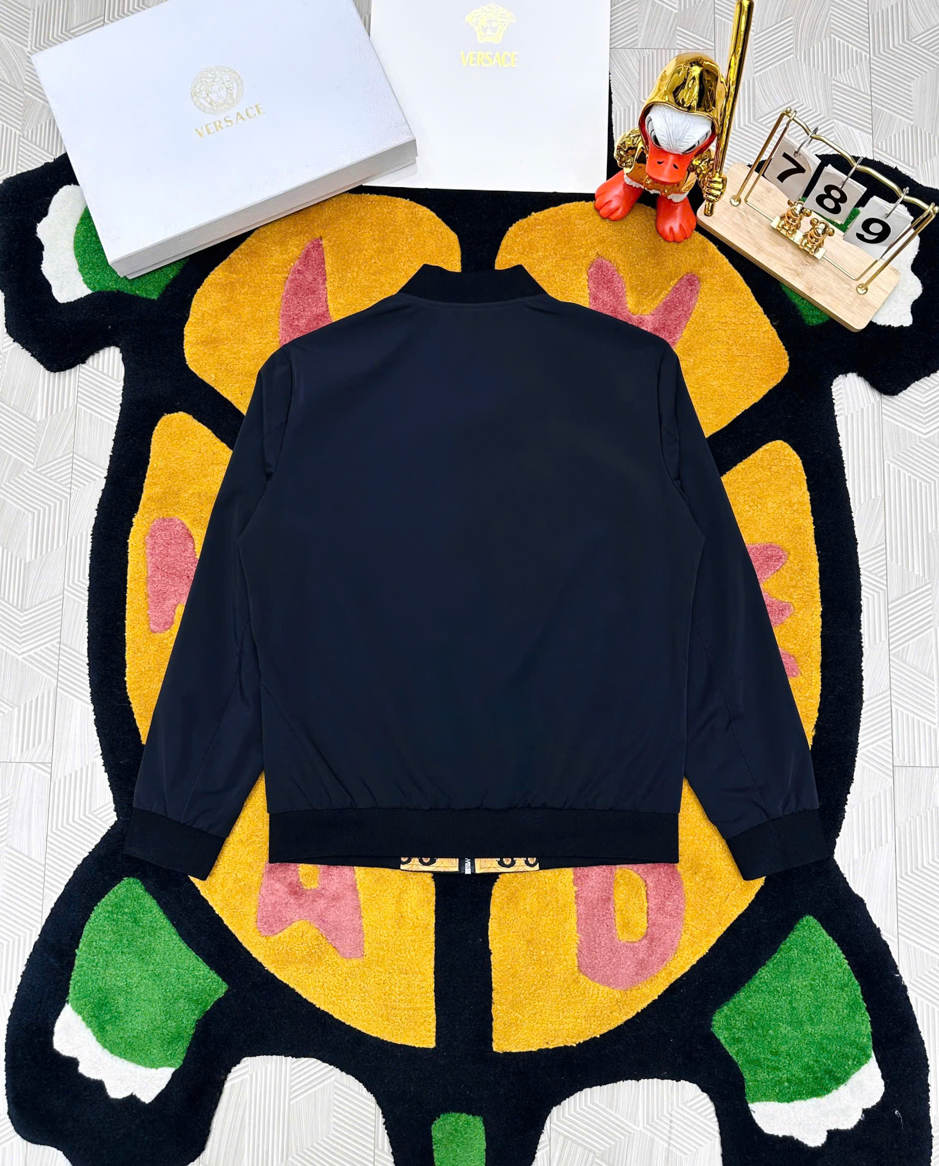 Áo khoác jacket Versace VS 2 mặt khóa Like Auth 48-54 MK