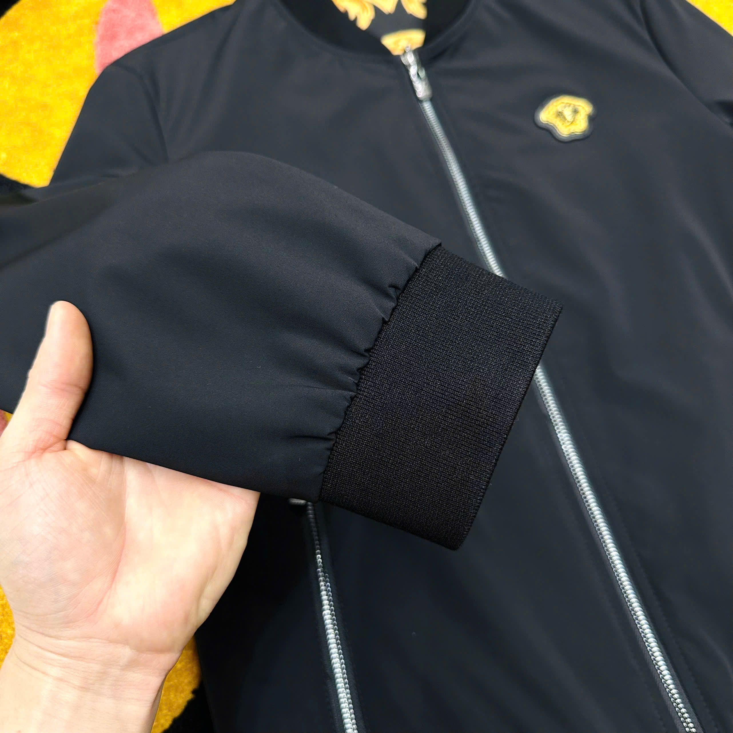 Áo khoác jacket Versace VS 2 mặt khóa Like Auth 48-54 MK