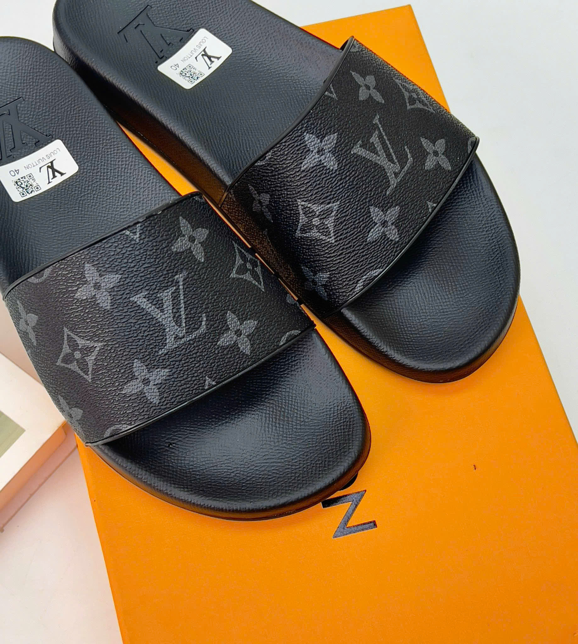 Dép lê quai ngang Louis Vuitton LV quai monogram full Like Auth 38-43 DDT