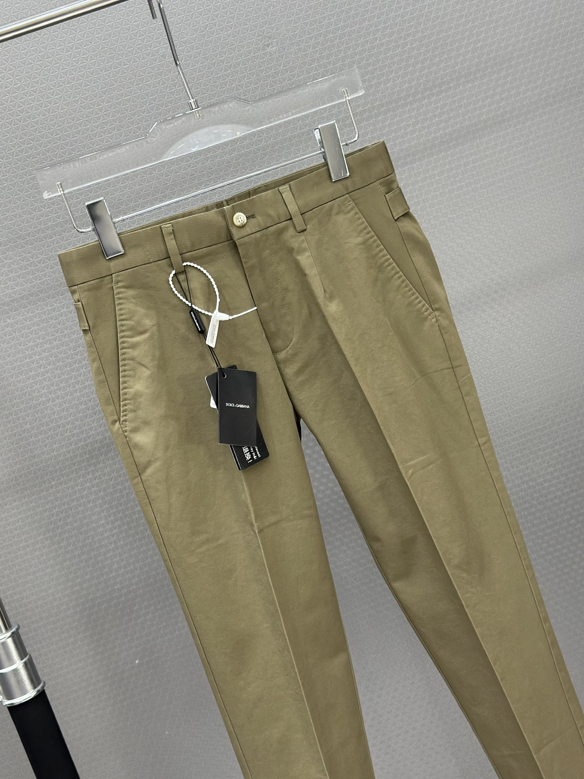 Quần âu tây Docle Gabbana DG 7433 Nâu trơn Like Auth 44-52 VTN