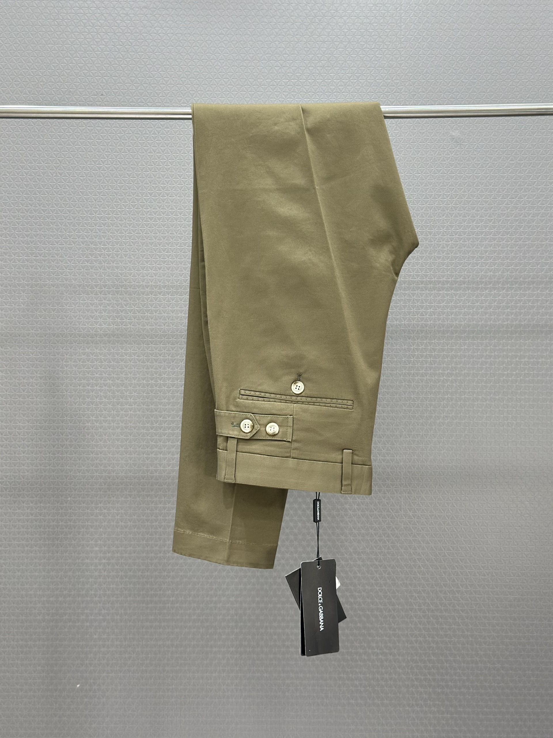 Quần âu tây Docle Gabbana DG 7433 Nâu trơn Like Auth 44-52 VTN