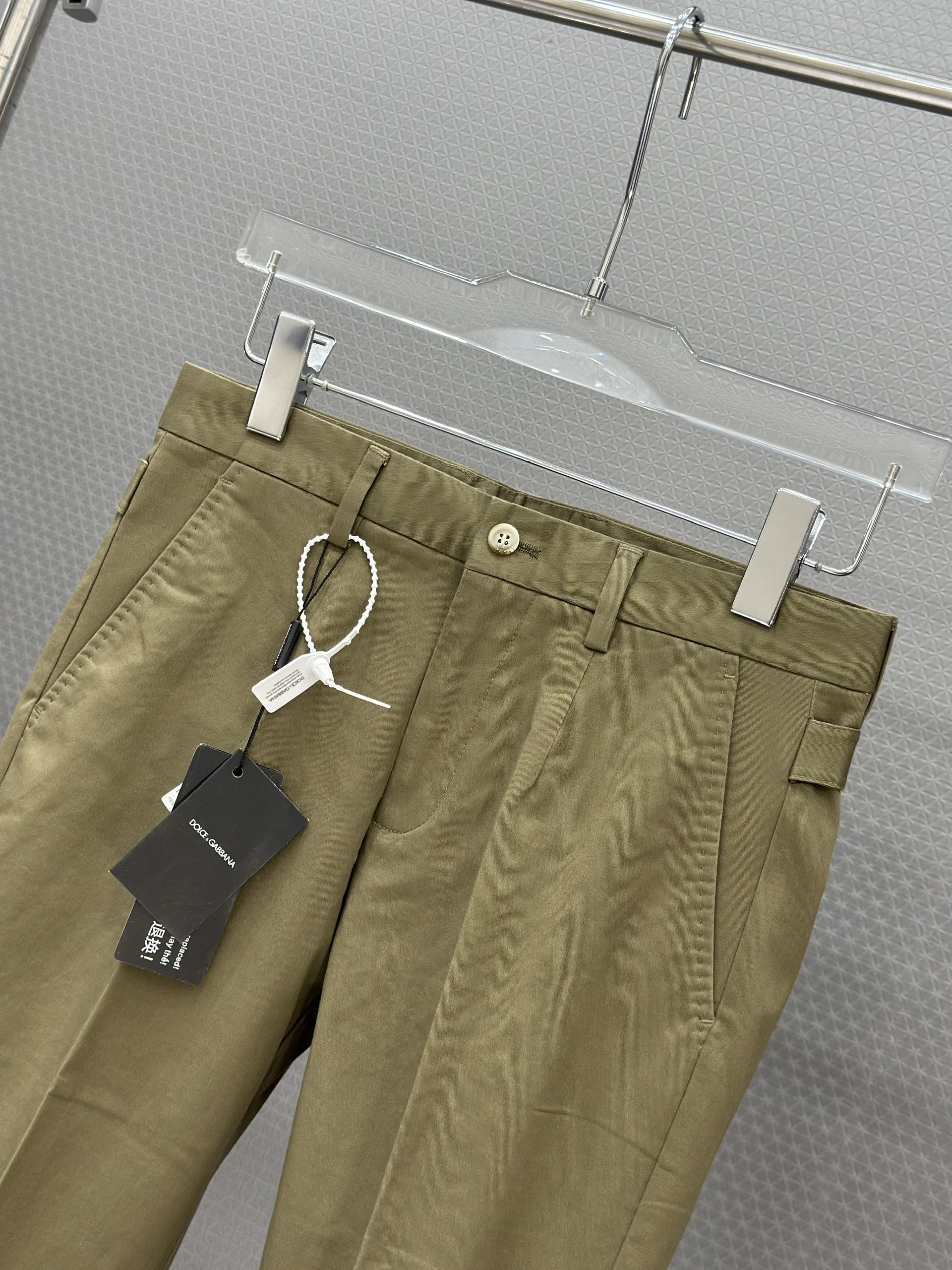 Quần âu tây Docle Gabbana DG 7433 Nâu trơn Like Auth 44-52 VTN